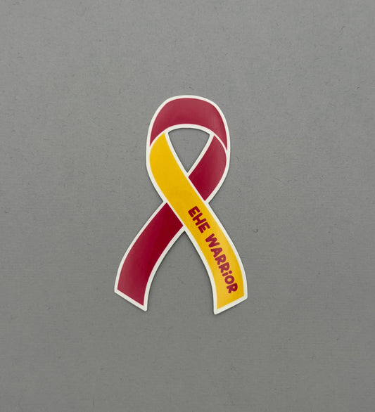 EHE Warrior Ribbon Sticker | Epithelioid Hemangioendothelioma