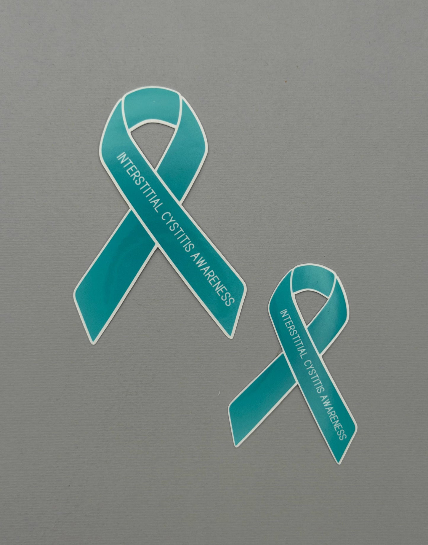 Interstitial Cystitis Awareness Ribbon Sticker or Magnet
