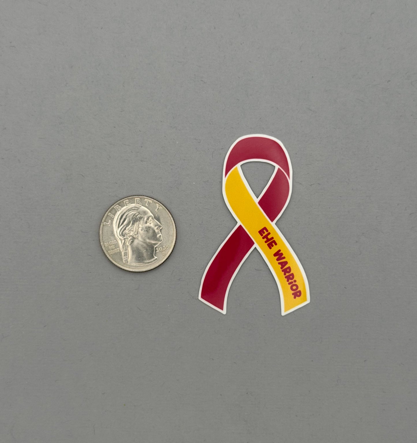 EHE Warrior Ribbon Sticker | Epithelioid Hemangioendothelioma