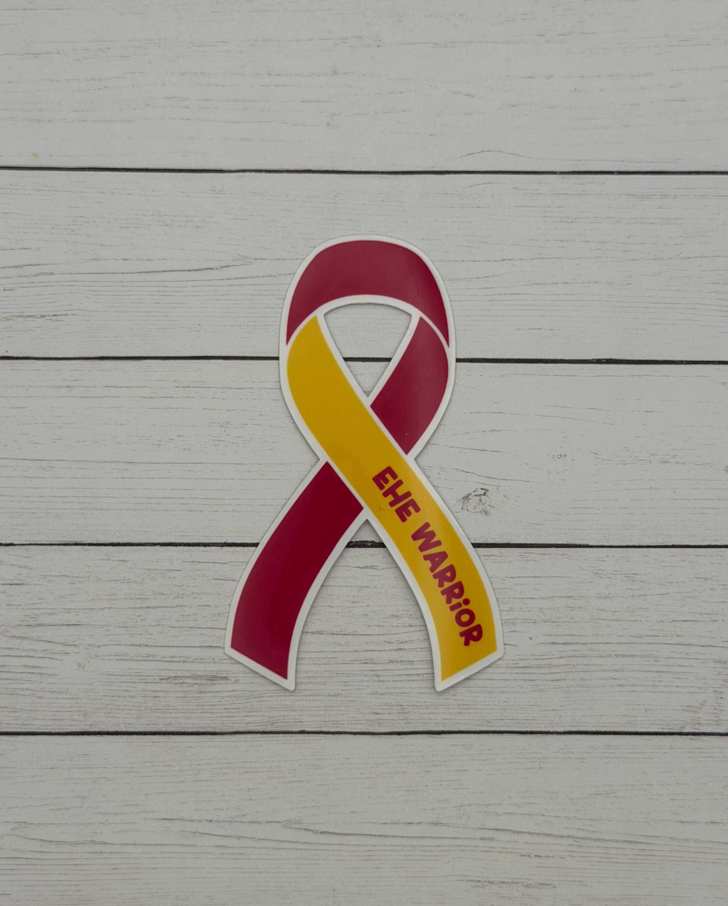 EHE Warrior Ribbon Sticker | Epithelioid Hemangioendothelioma