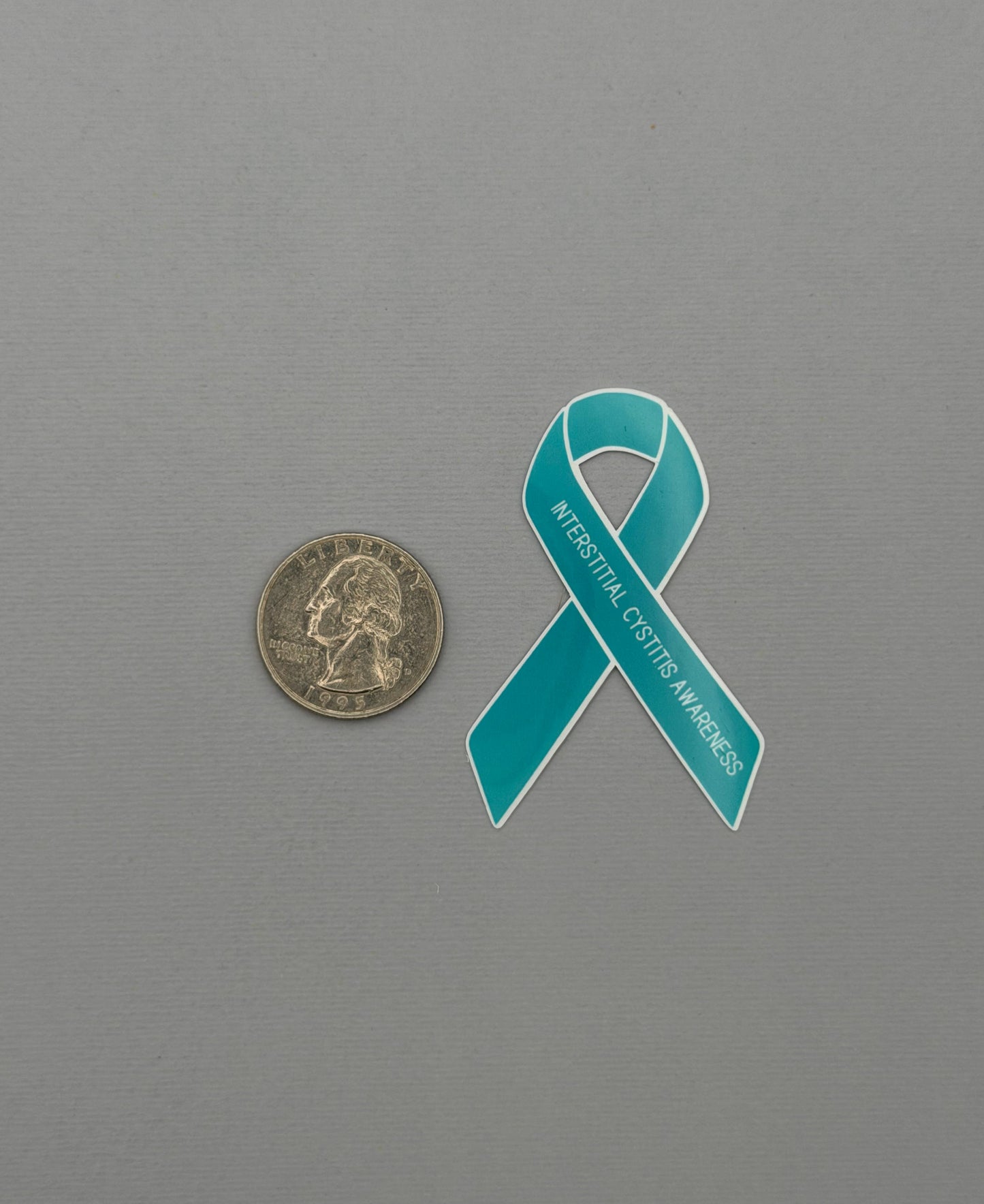 Interstitial Cystitis Awareness Ribbon Sticker or Magnet