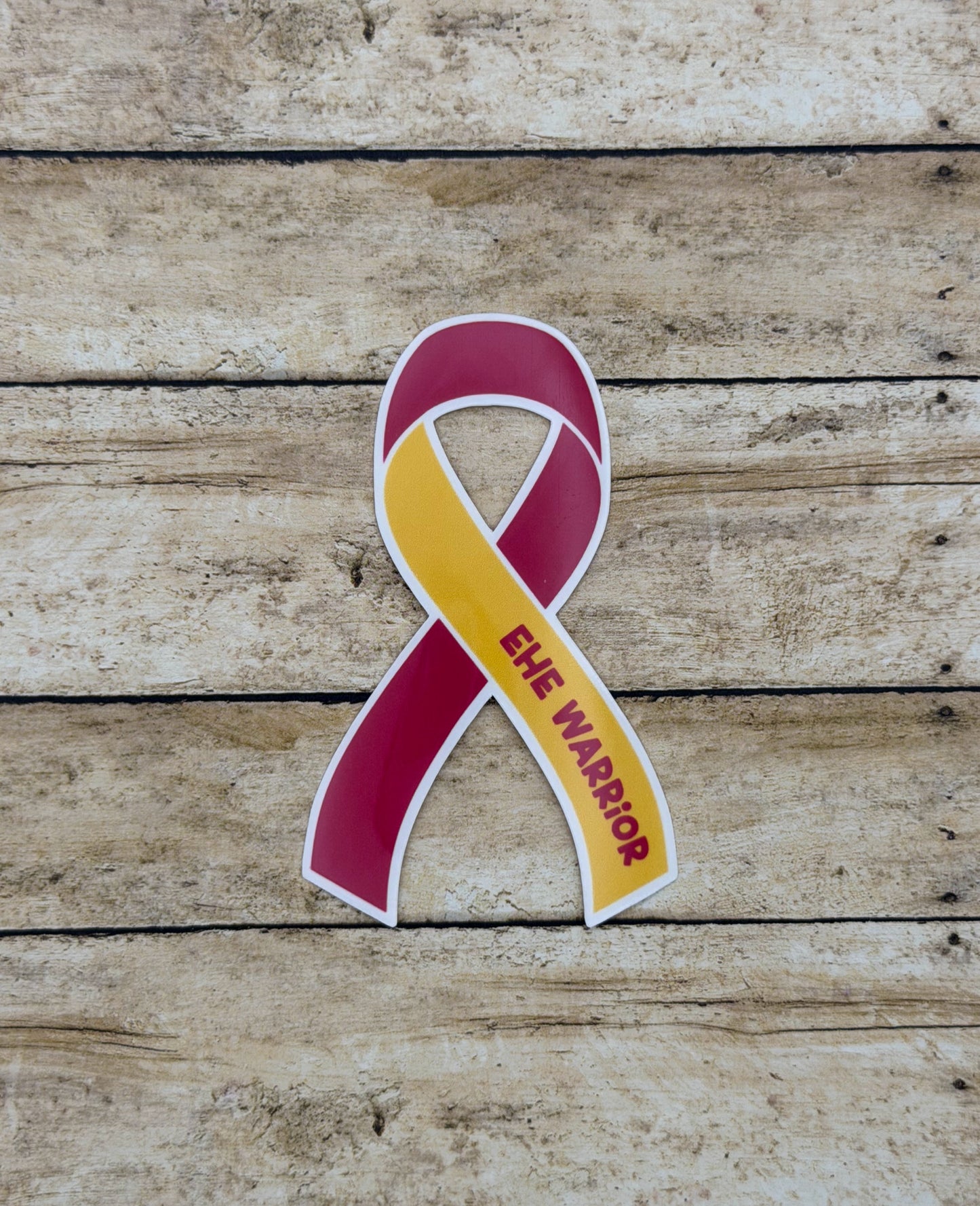EHE Warrior Ribbon Sticker | Epithelioid Hemangioendothelioma