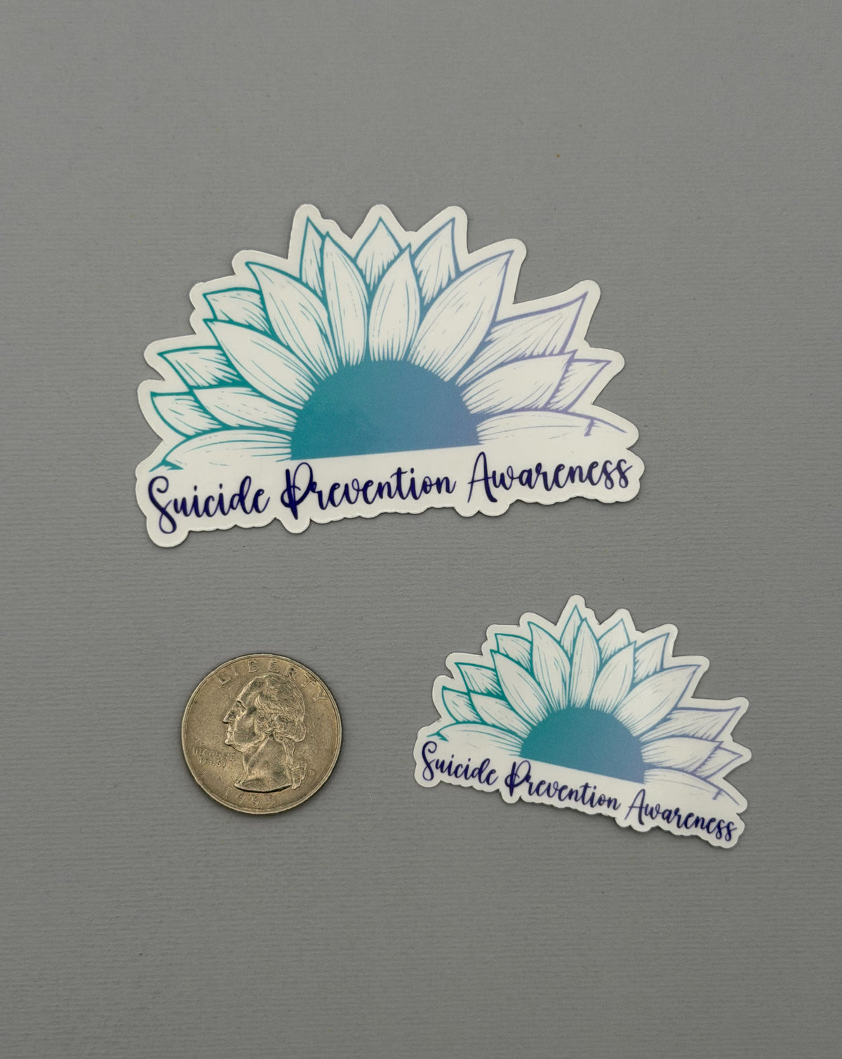 Suicide Prevention Awareness Sunflower Sticker or Magnet