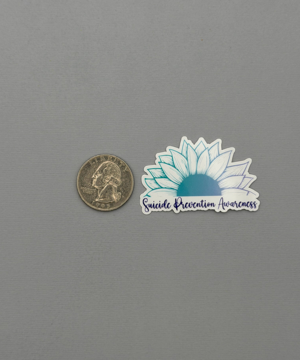 Suicide Prevention Awareness Sunflower Sticker or Magnet