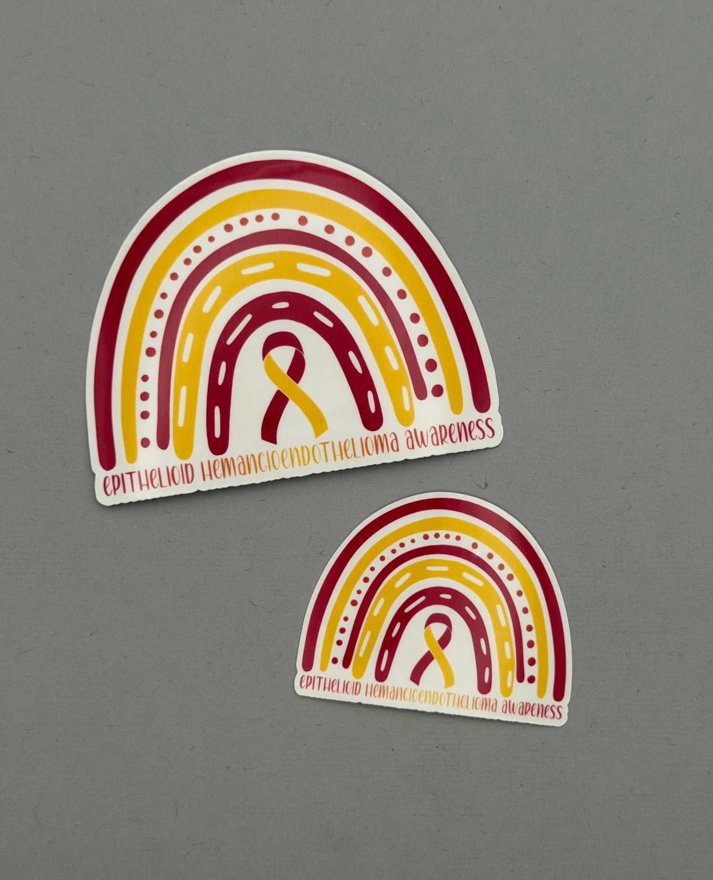 Epithelioid Hemangioendothelioma Awareness Rainbow Sticker | EHE