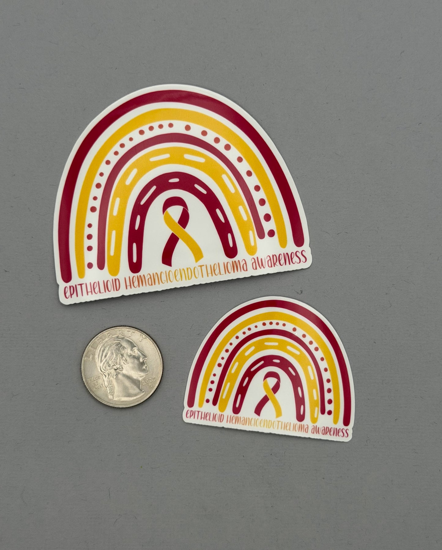 Epithelioid Hemangioendothelioma Awareness Rainbow Sticker | EHE