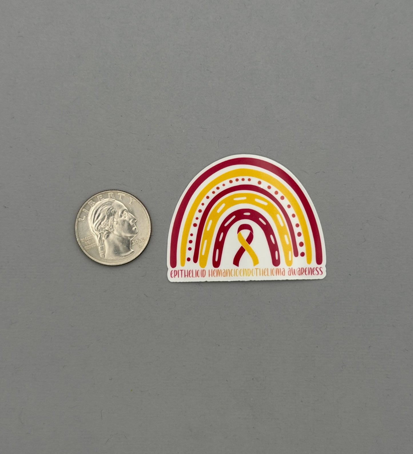 Epithelioid Hemangioendothelioma Awareness Rainbow Sticker | EHE