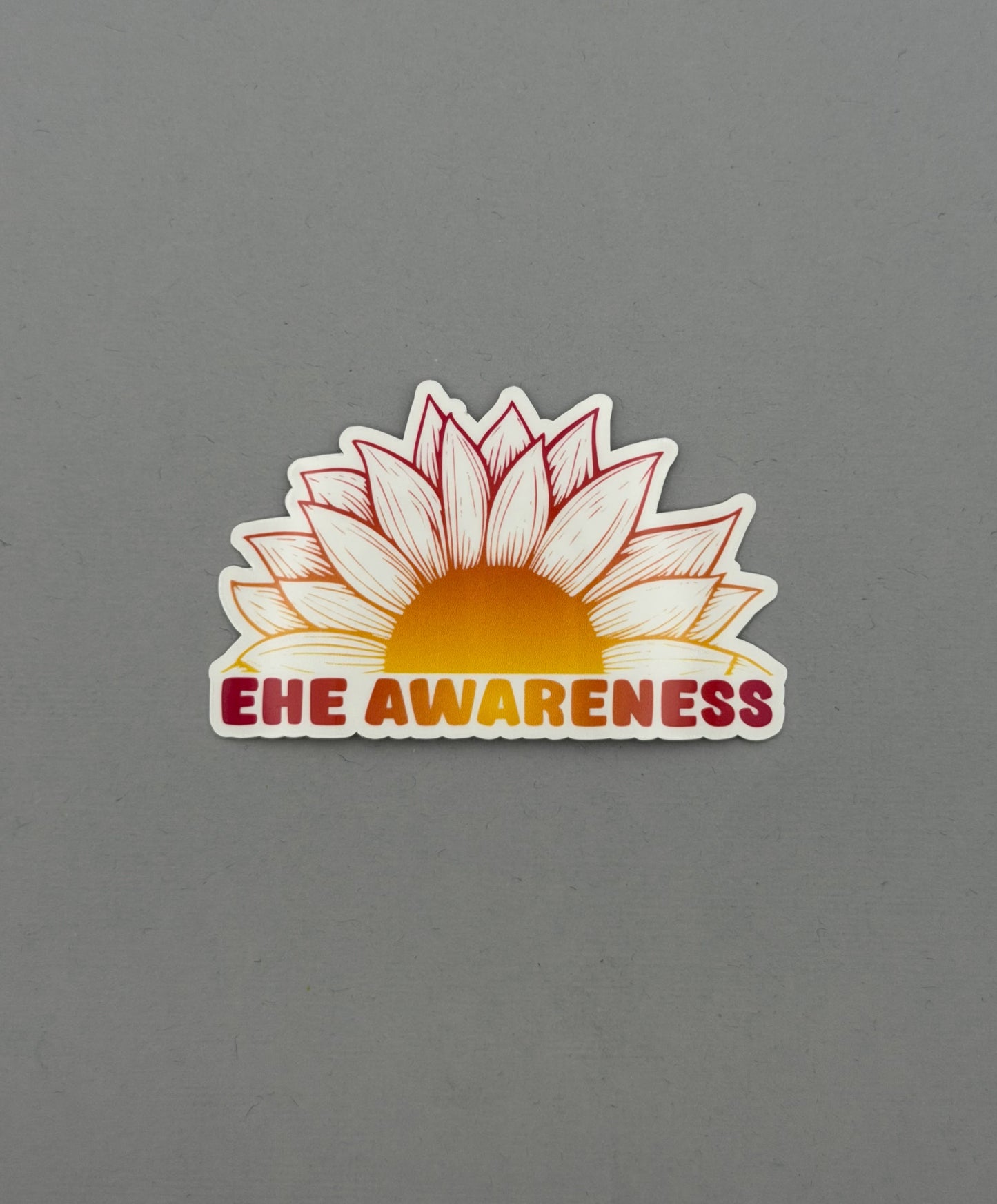 EHE Awareness Sunflower Sticker | Epithelioid Hemangioendothelioma