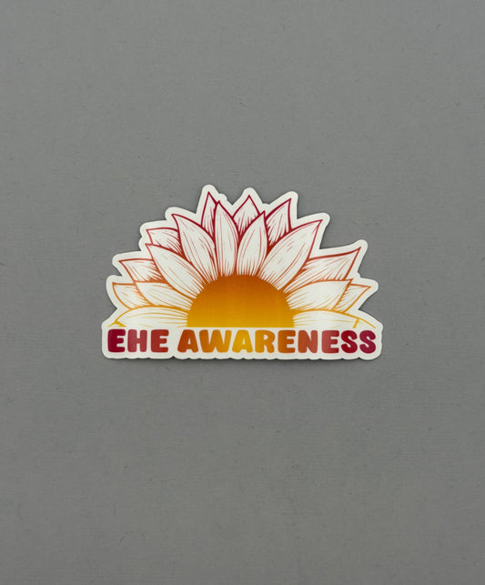 EHE Awareness Sunflower Sticker | Epithelioid Hemangioendothelioma