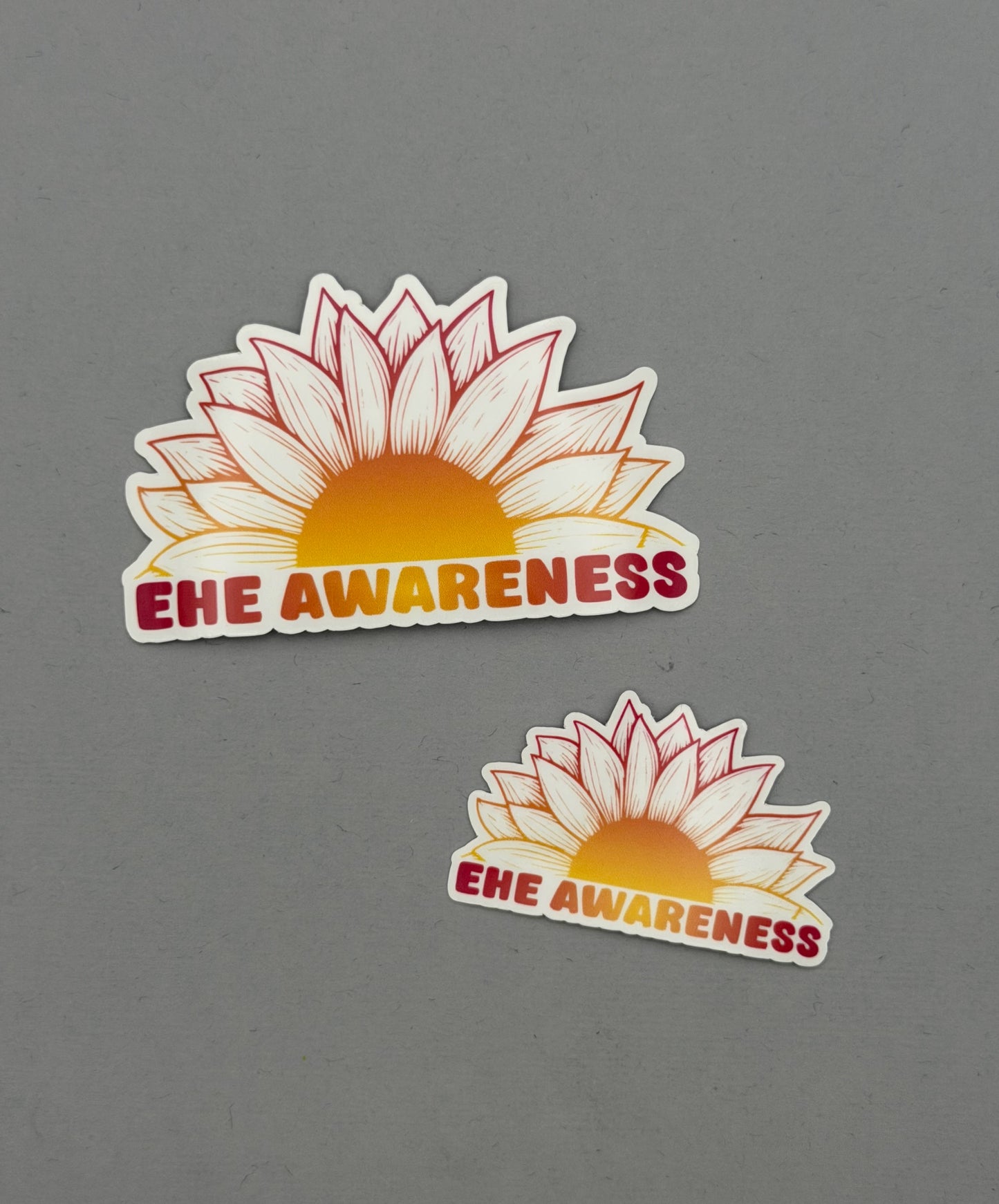EHE Awareness Sunflower Sticker | Epithelioid Hemangioendothelioma