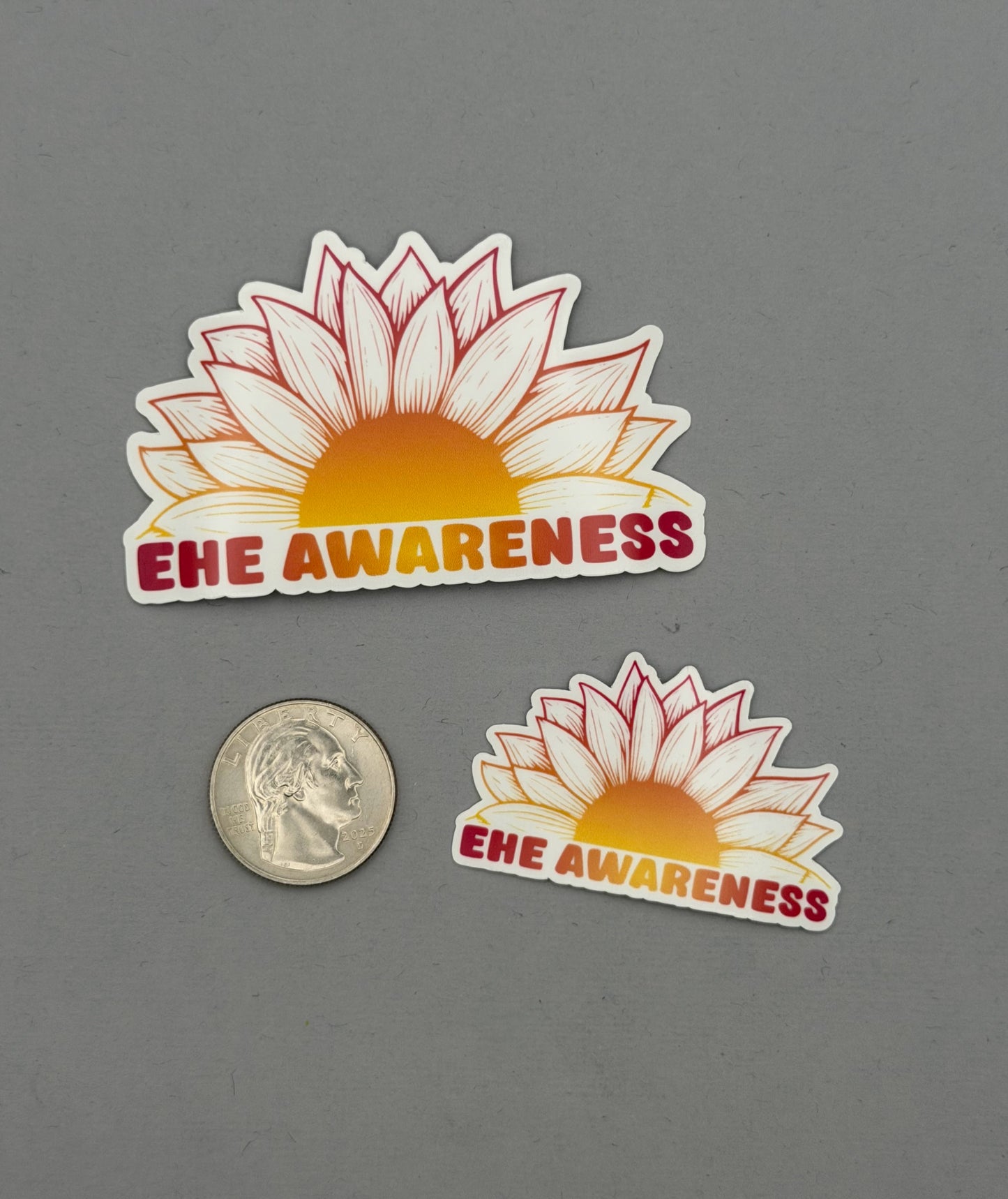 EHE Awareness Sunflower Sticker | Epithelioid Hemangioendothelioma