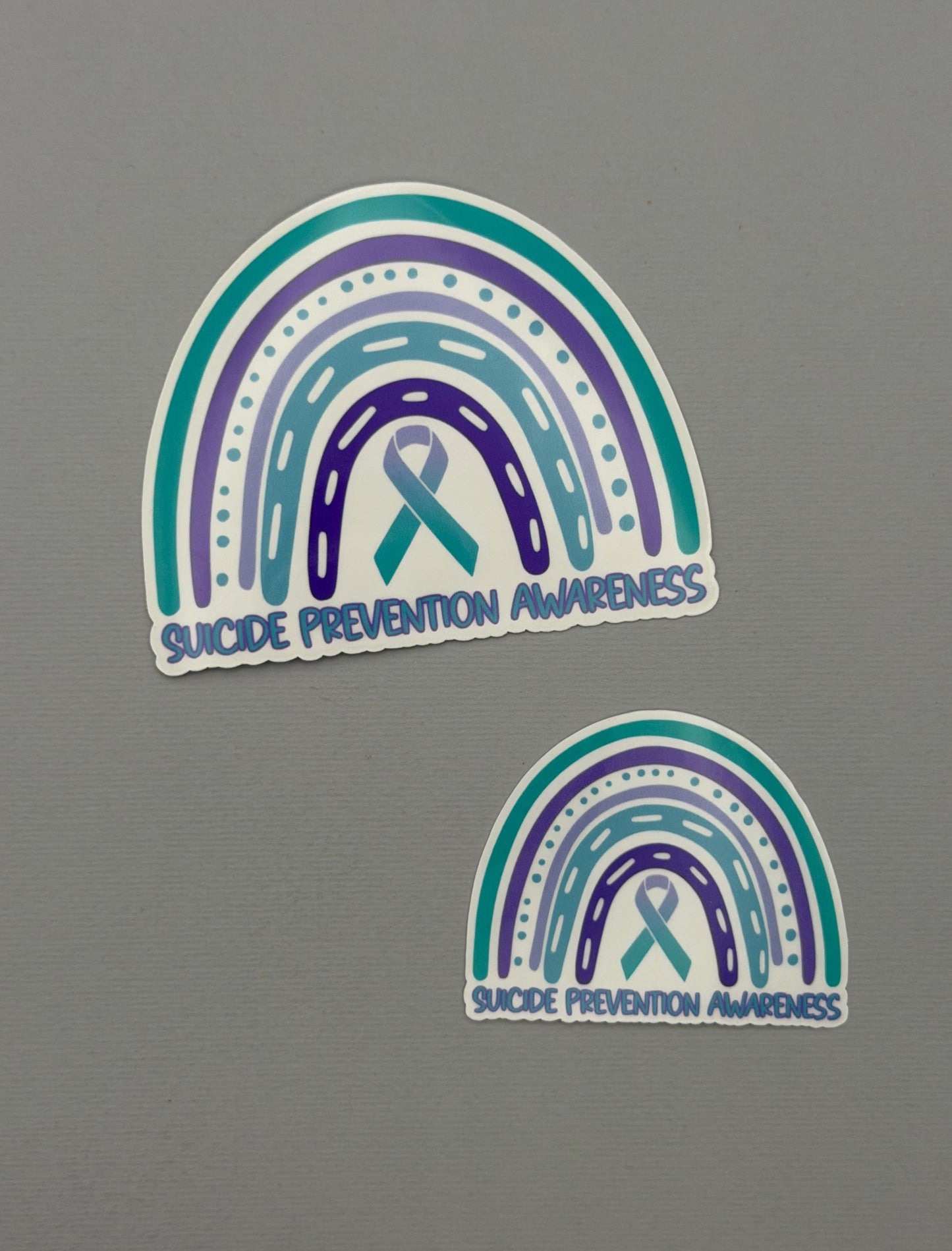 Suicide Prevention Awareness Rainbow Sticker or Magnet