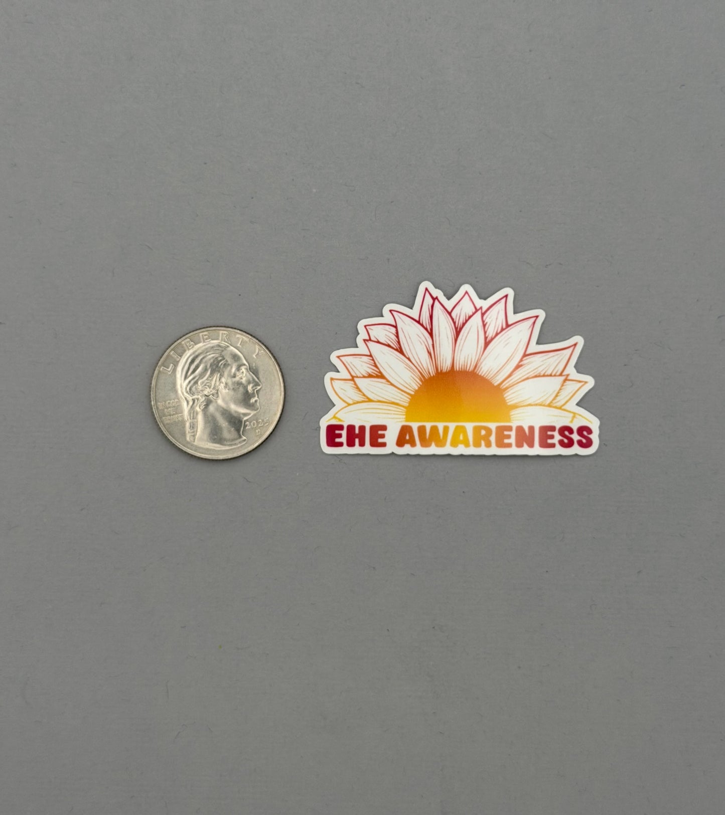 EHE Awareness Sunflower Sticker | Epithelioid Hemangioendothelioma