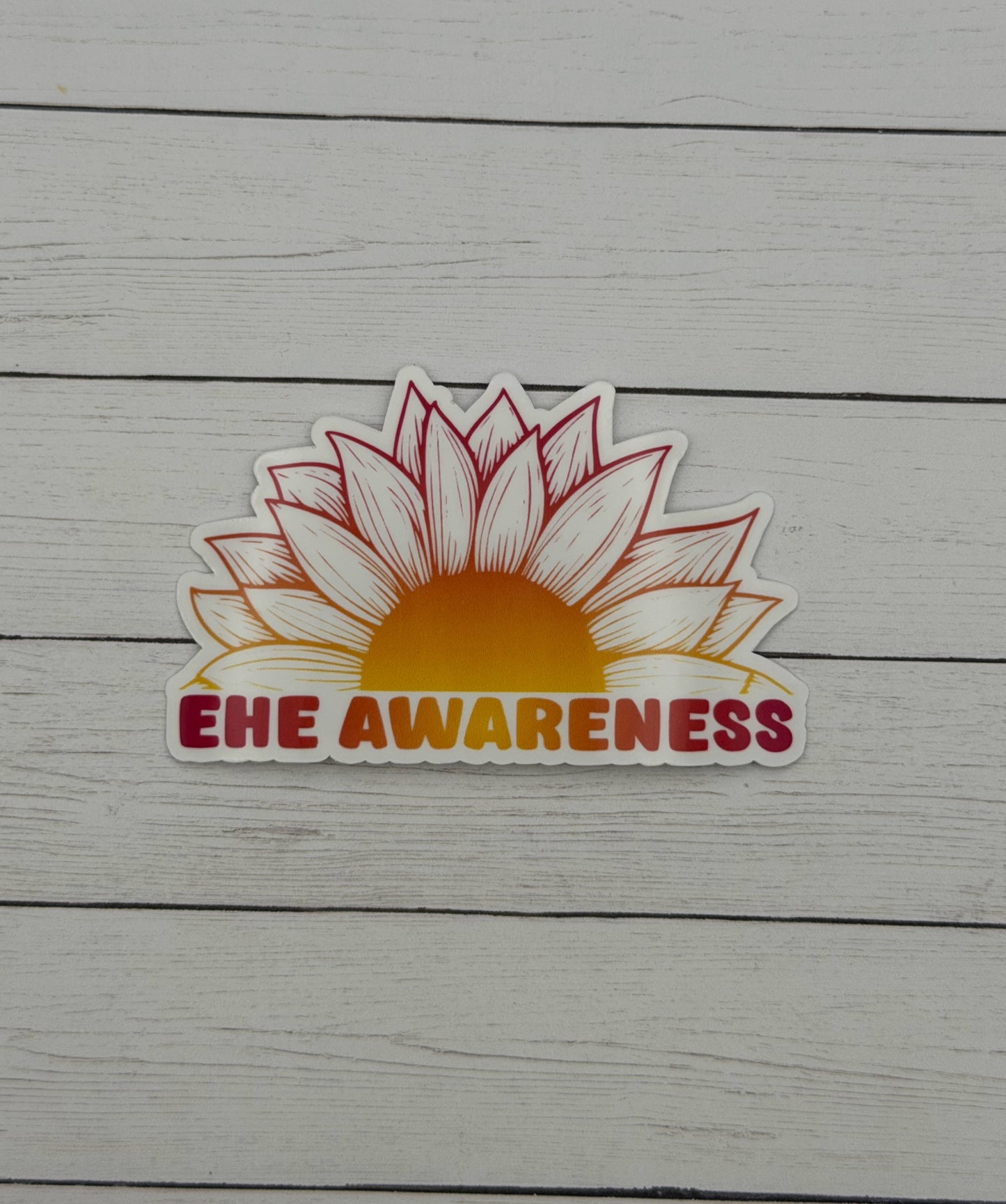 EHE Awareness Sunflower Sticker | Epithelioid Hemangioendothelioma