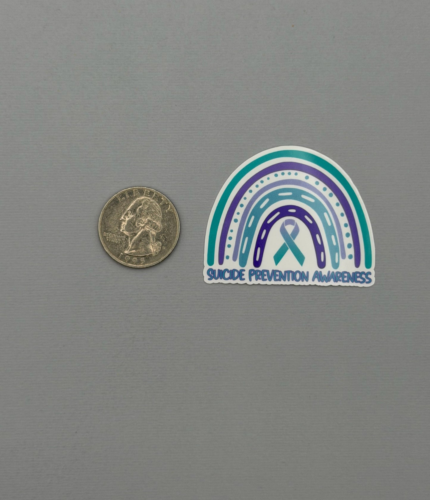 Suicide Prevention Awareness Rainbow Sticker or Magnet