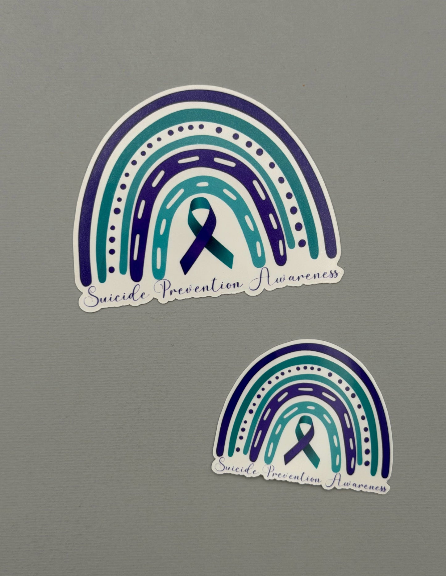 Suicide Prevention Awareness Rainbow Sticker or Magnet