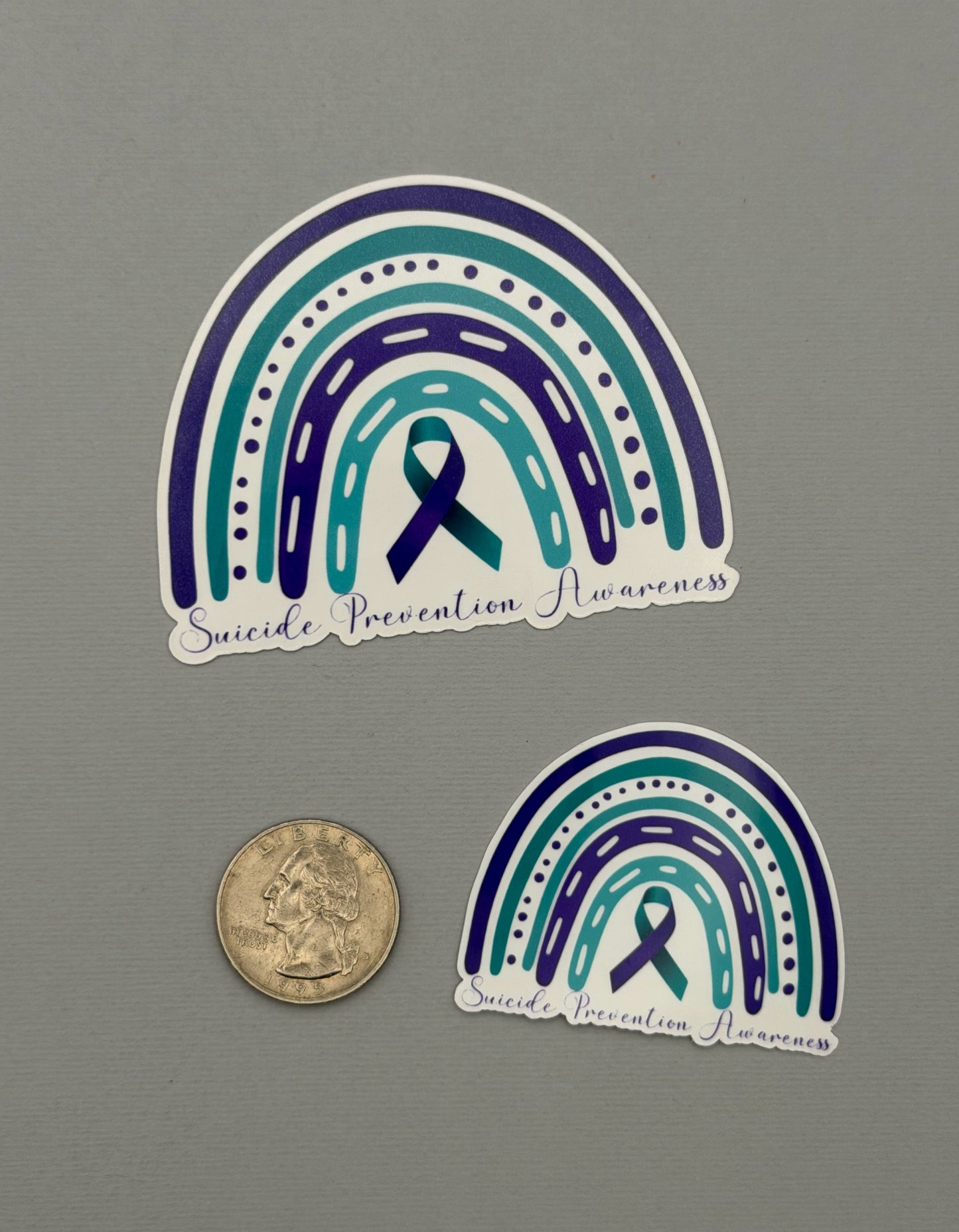 Suicide Prevention Awareness Rainbow Sticker or Magnet