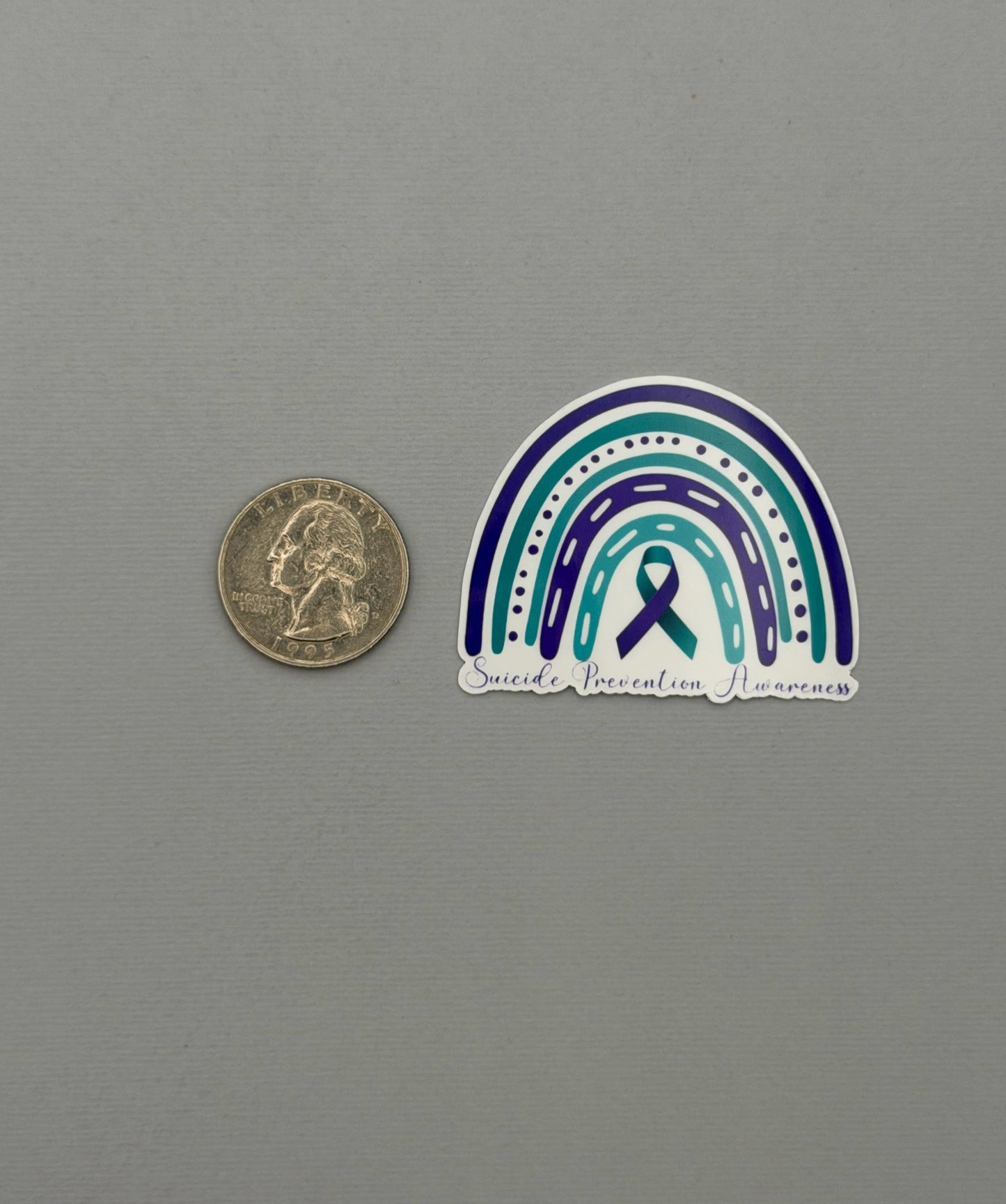 Suicide Prevention Awareness Rainbow Sticker or Magnet