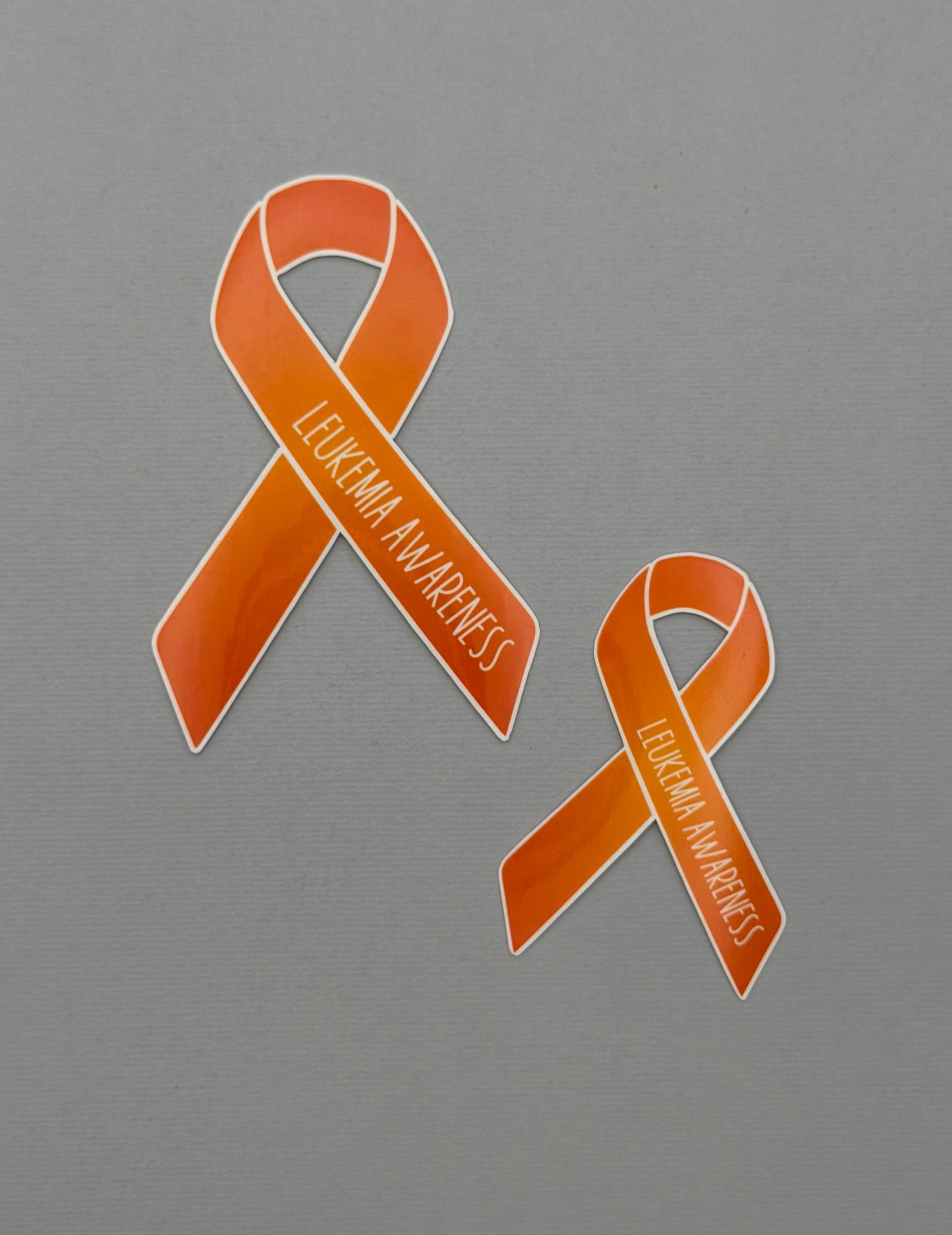 Leukemia Awareness Ribbon Sticker or Magnet