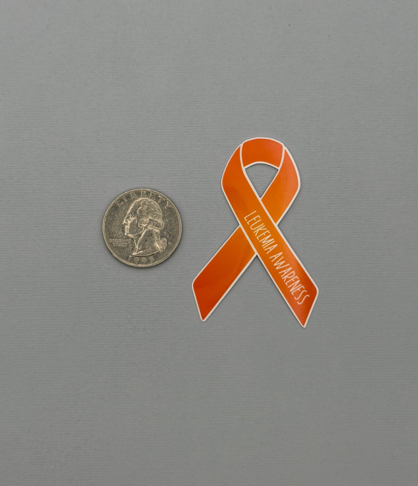 Leukemia Awareness Ribbon Sticker or Magnet