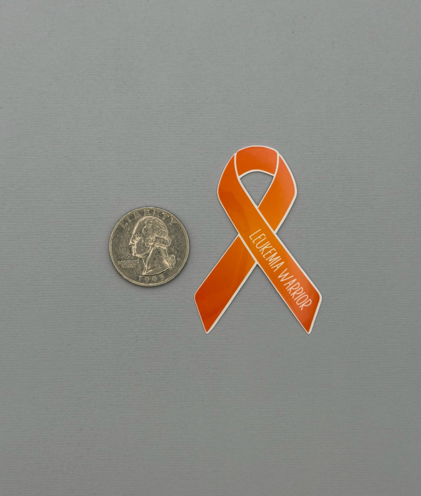 Leukemia Warrior Ribbon Sticker or Magnet