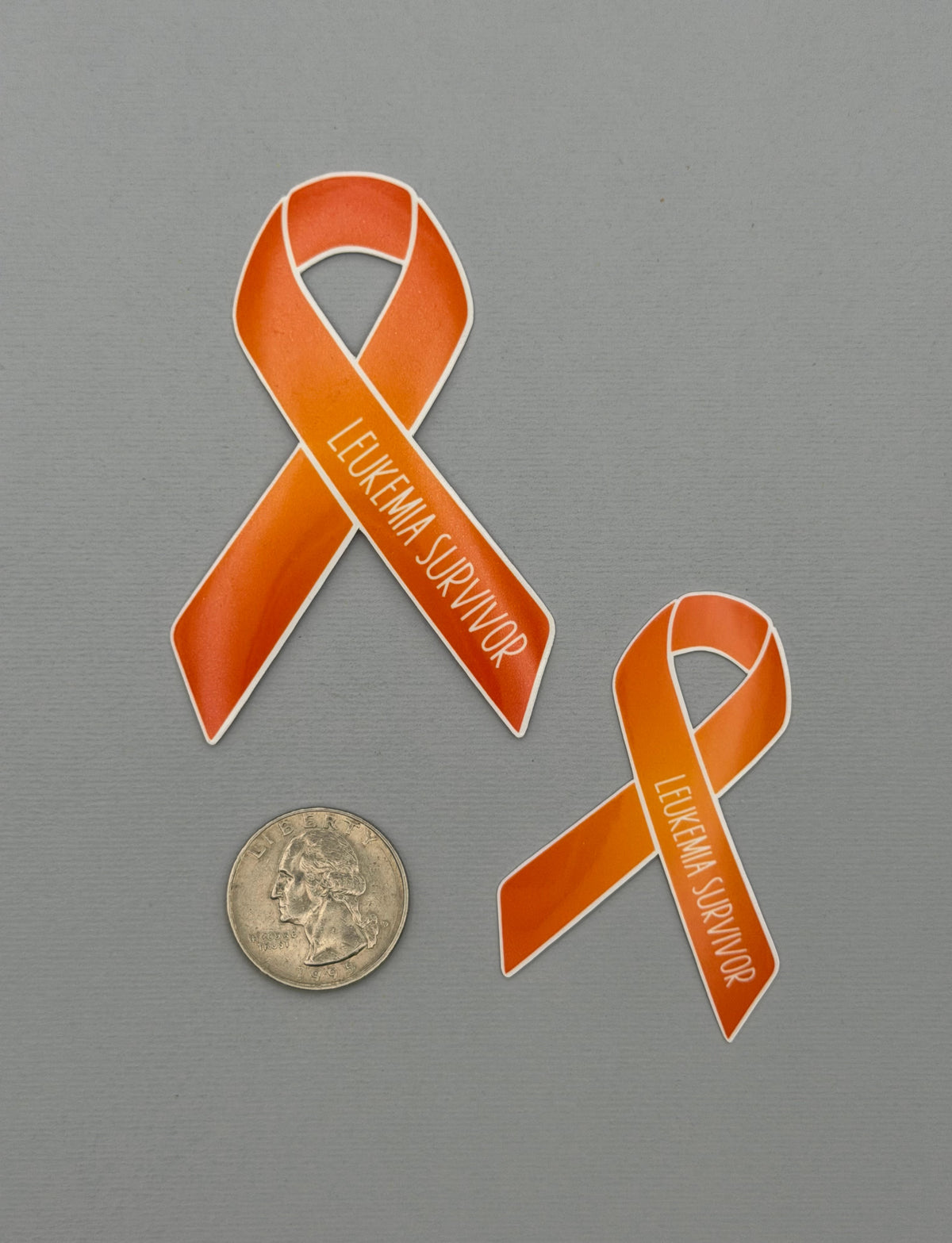 Leukemia Survivor Ribbon Sticker or Magnet