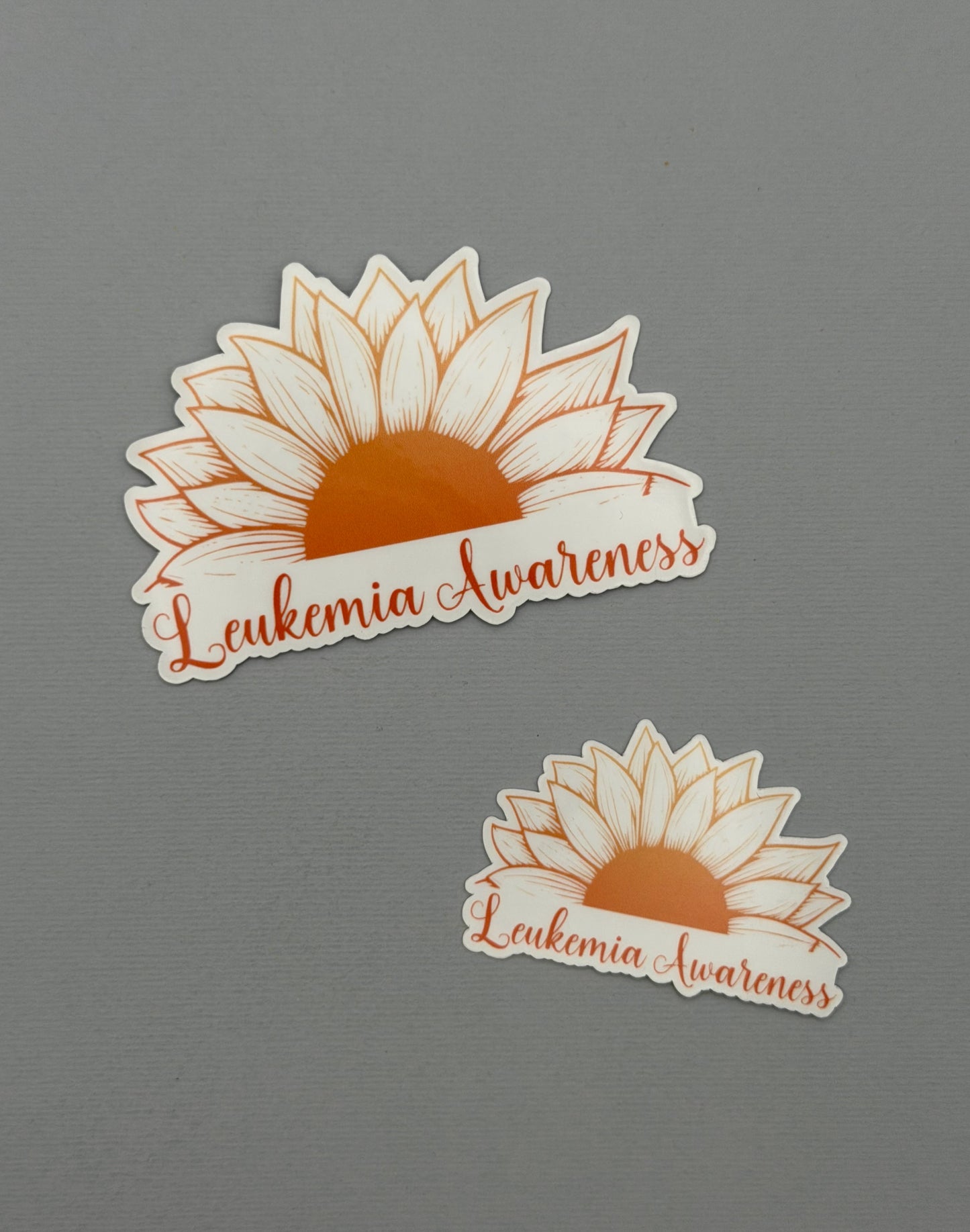 Leukemia Awareness Sunflower Sticker or Magnet
