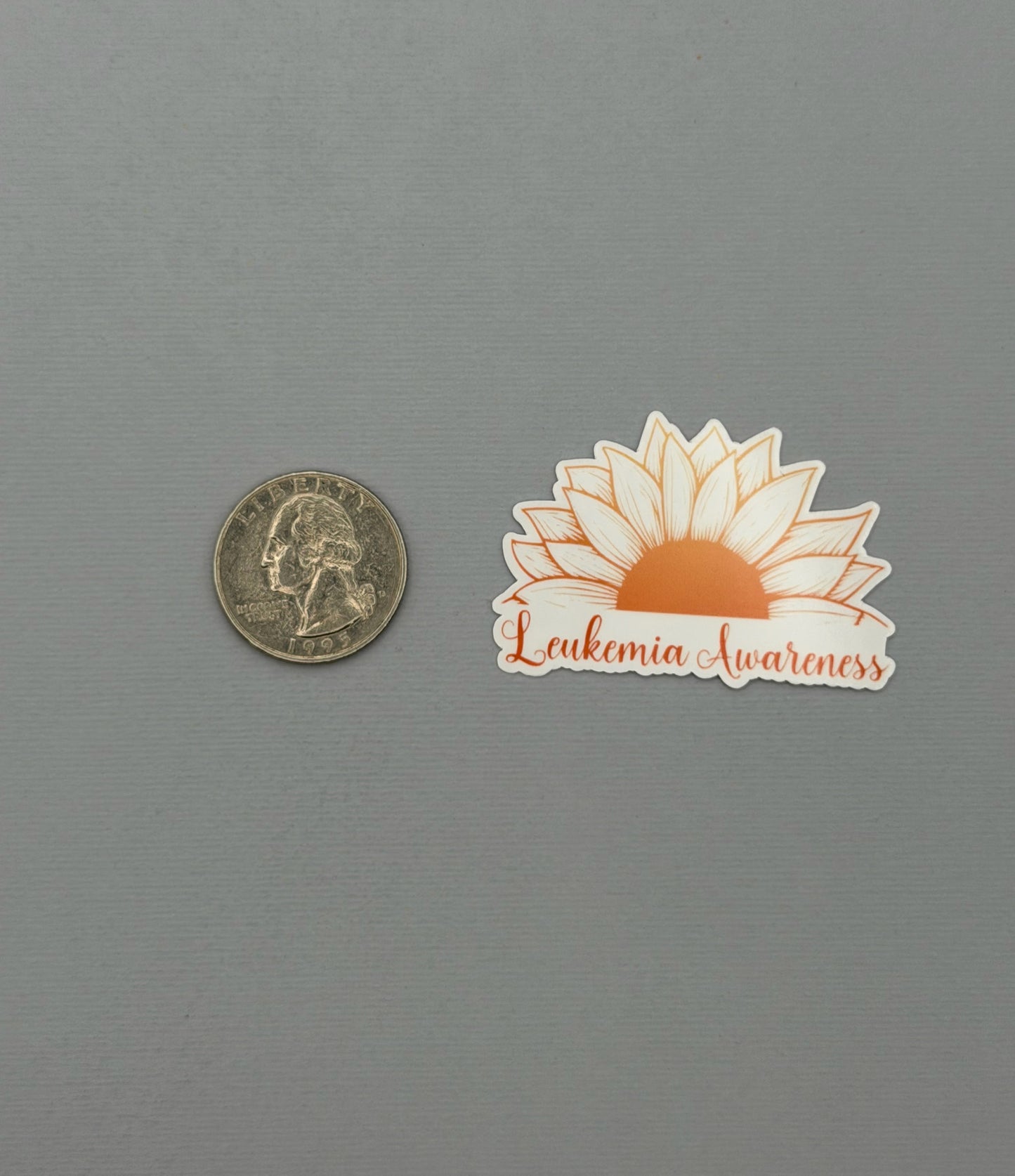 Leukemia Awareness Sunflower Sticker or Magnet