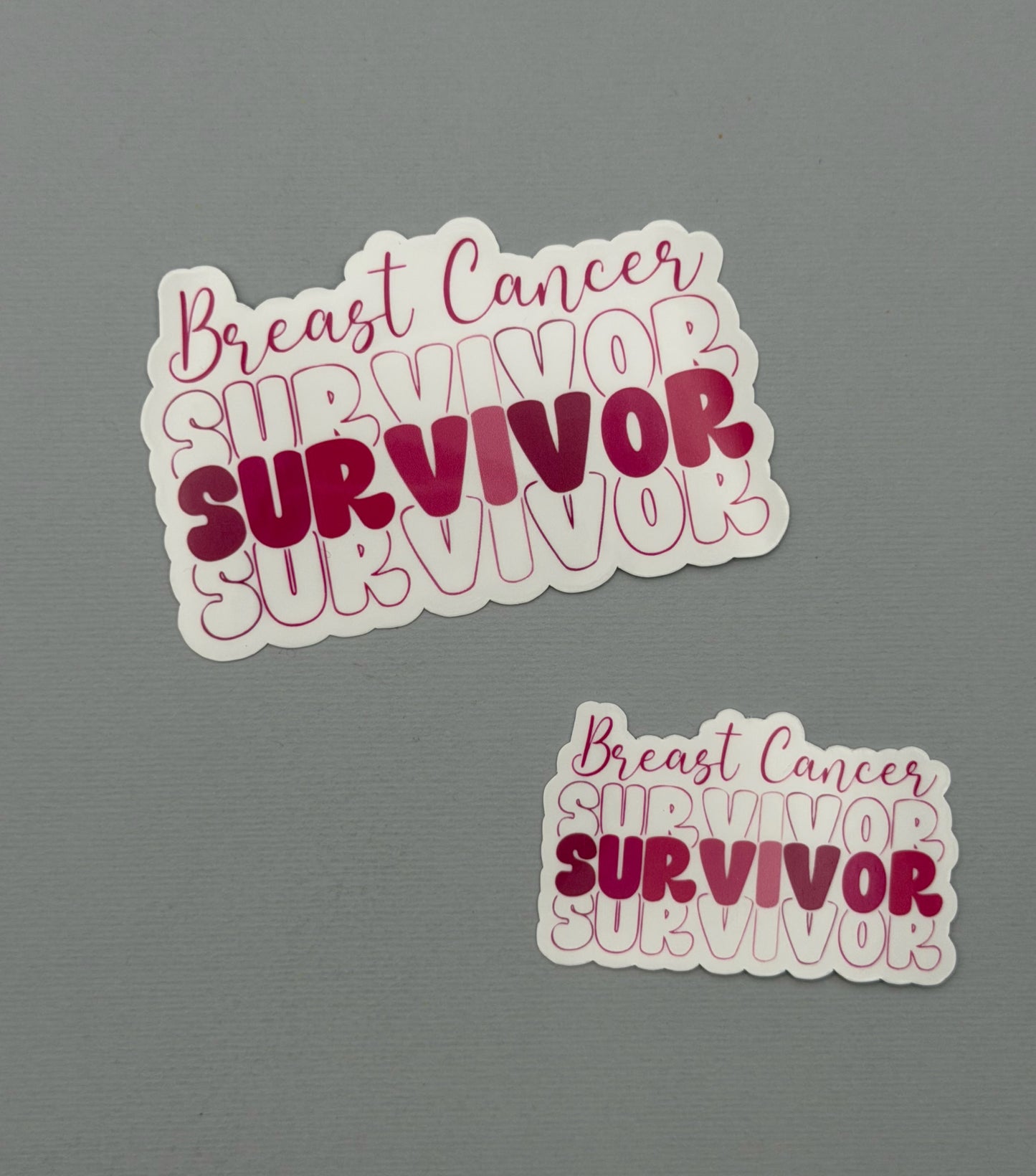 Breast Cancer Survivor Sticker or Magnet