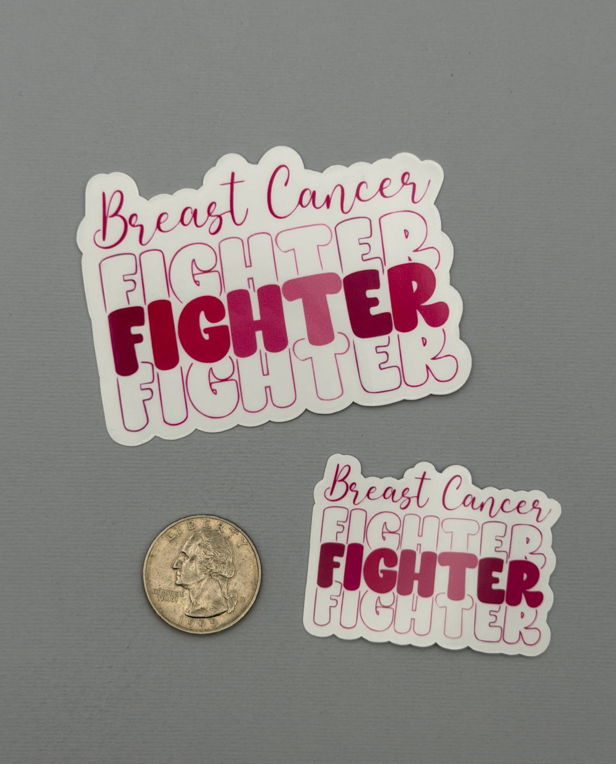 Breast Cancer Fighter Sticker or Magnet
