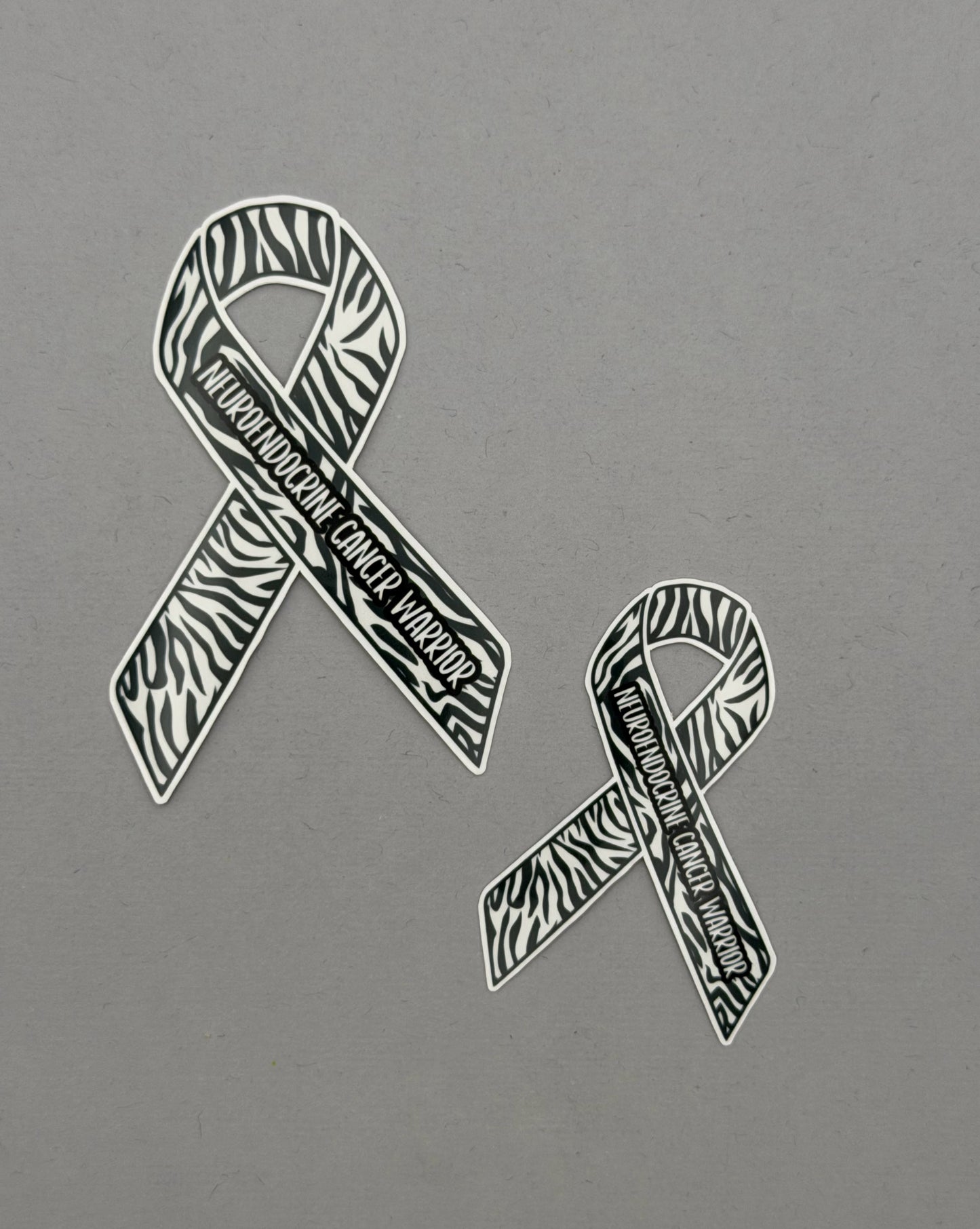 Neuroendocrine Cancer Warrior Ribbon Sticker or Magnet