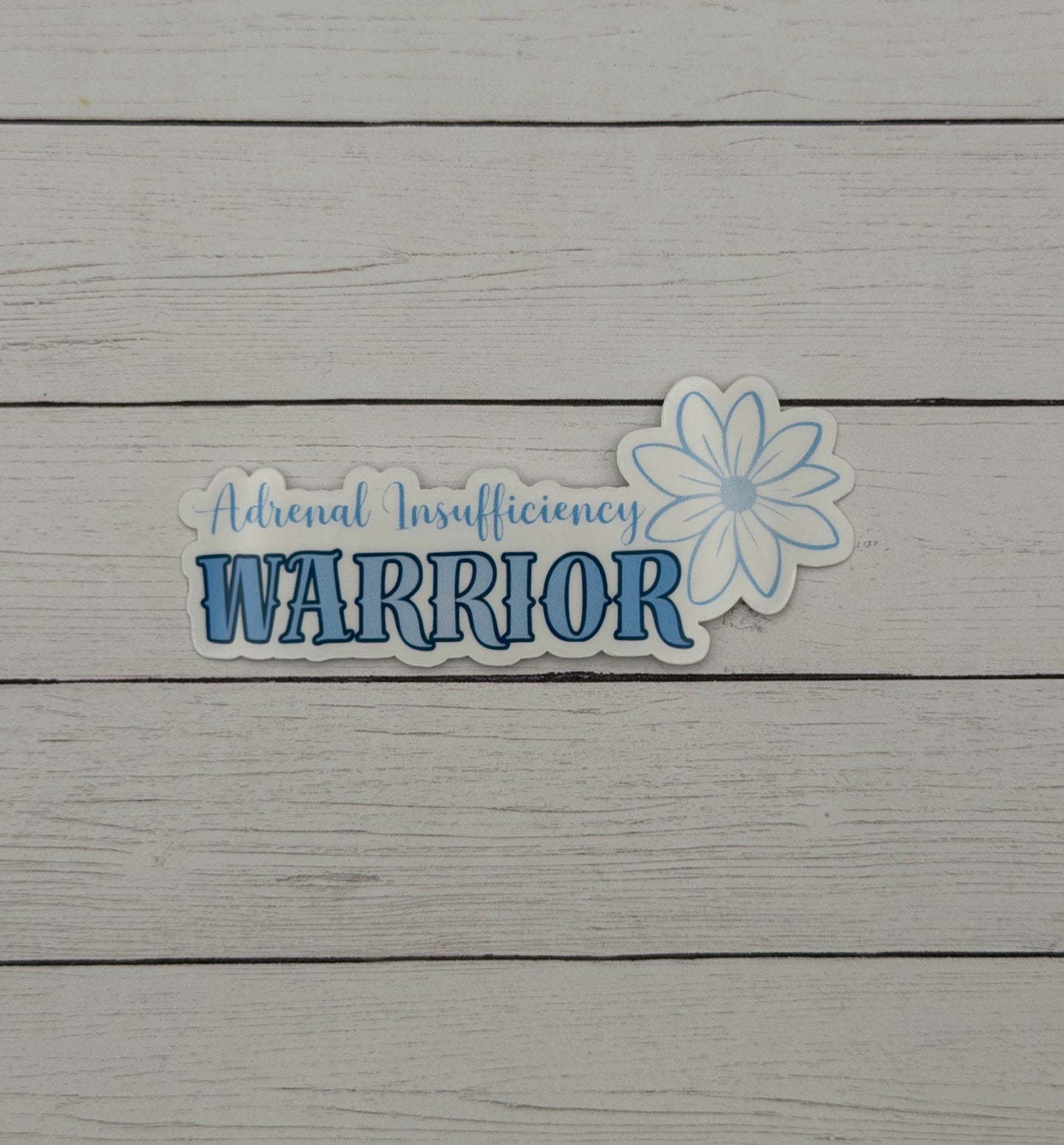 Adrenal Insufficiency Warrior Flower Sticker