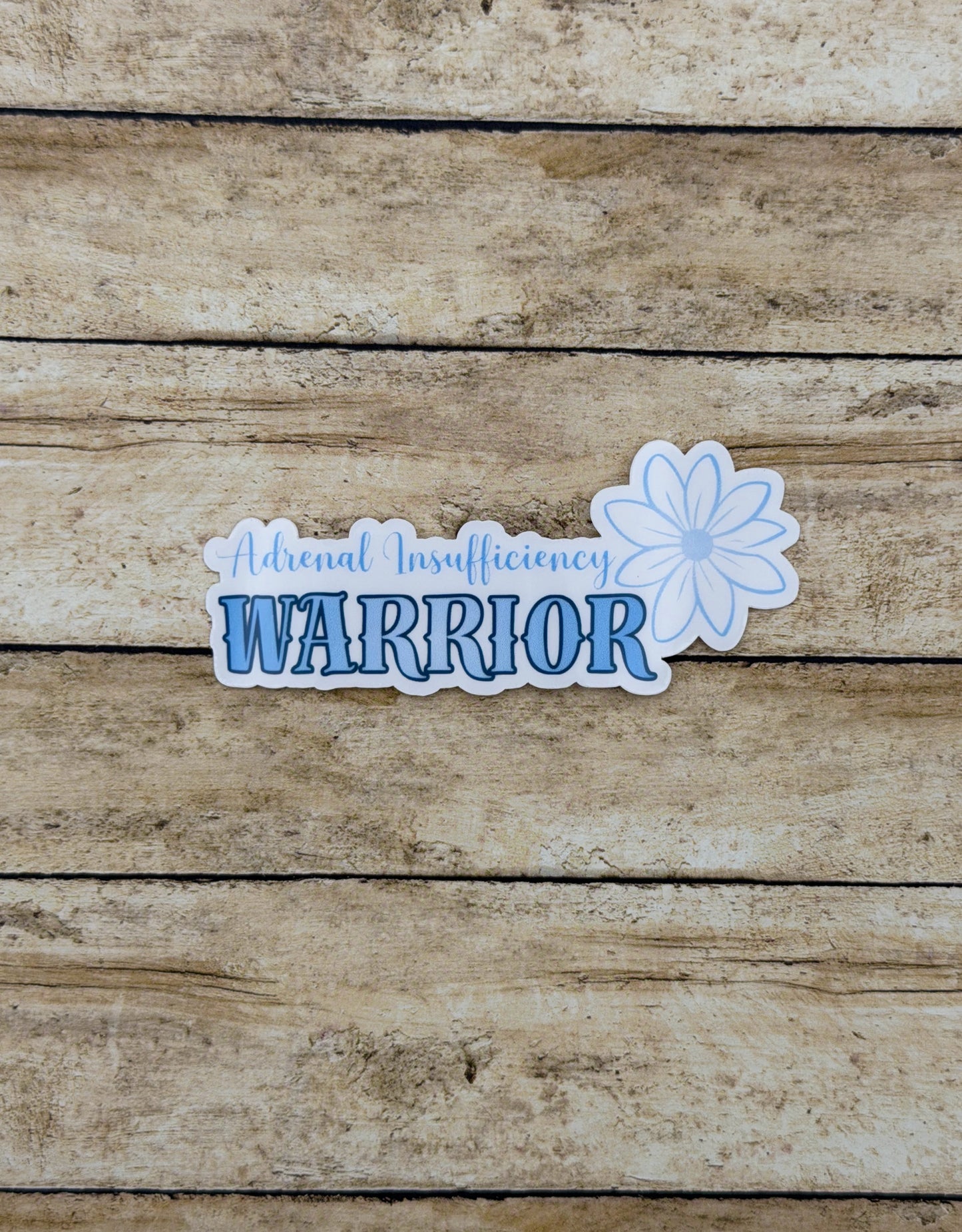 Adrenal Insufficiency Warrior Flower Sticker