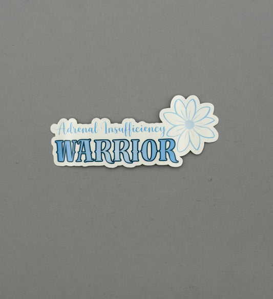 Adrenal Insufficiency Warrior Flower Sticker