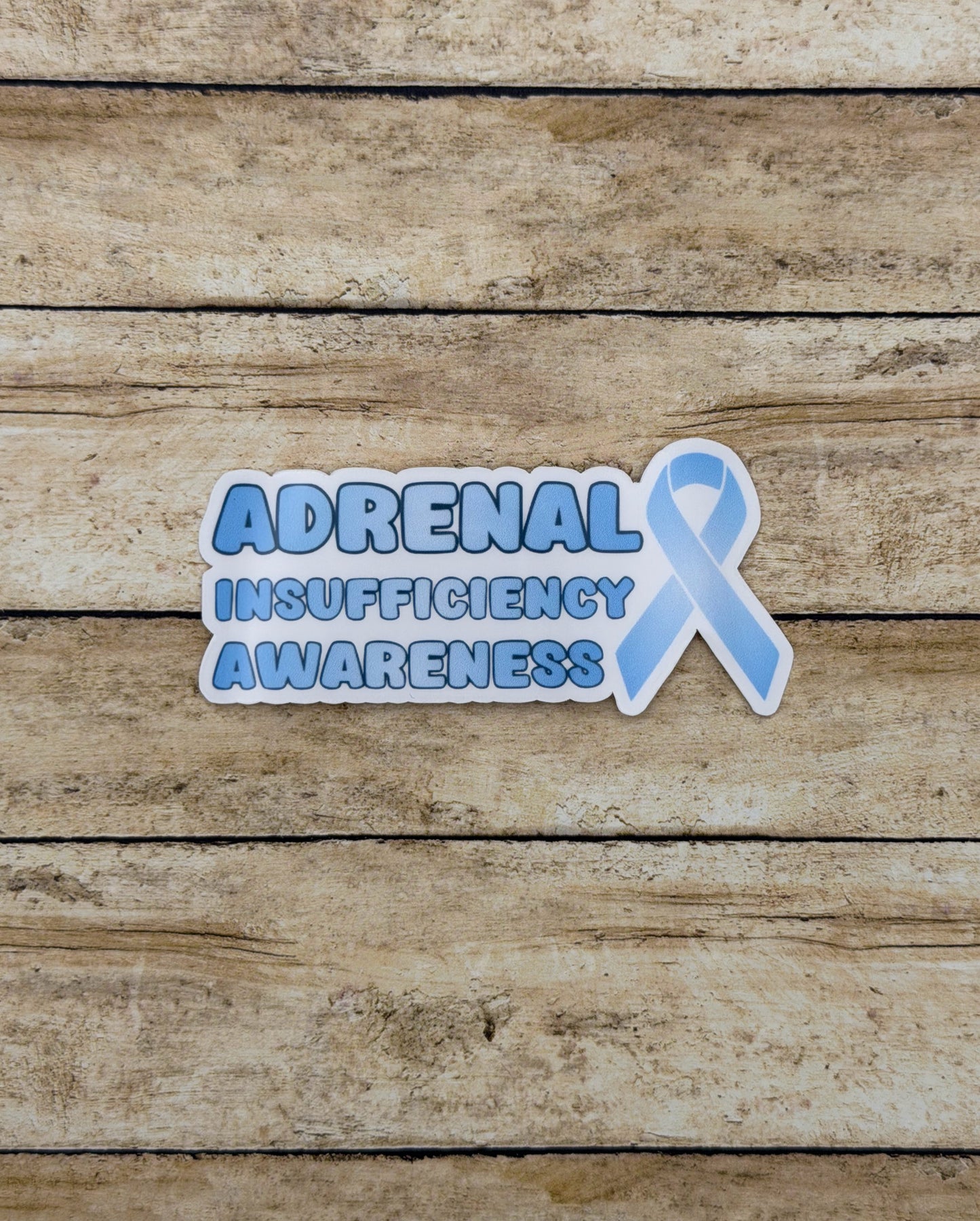 Adrenal Insufficiency Awareness with Ribbon Sticker