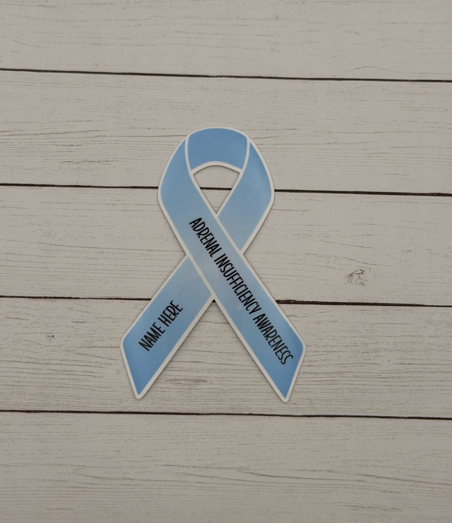 Adrenal Insufficiency Awareness Custom Ribbon Sticker