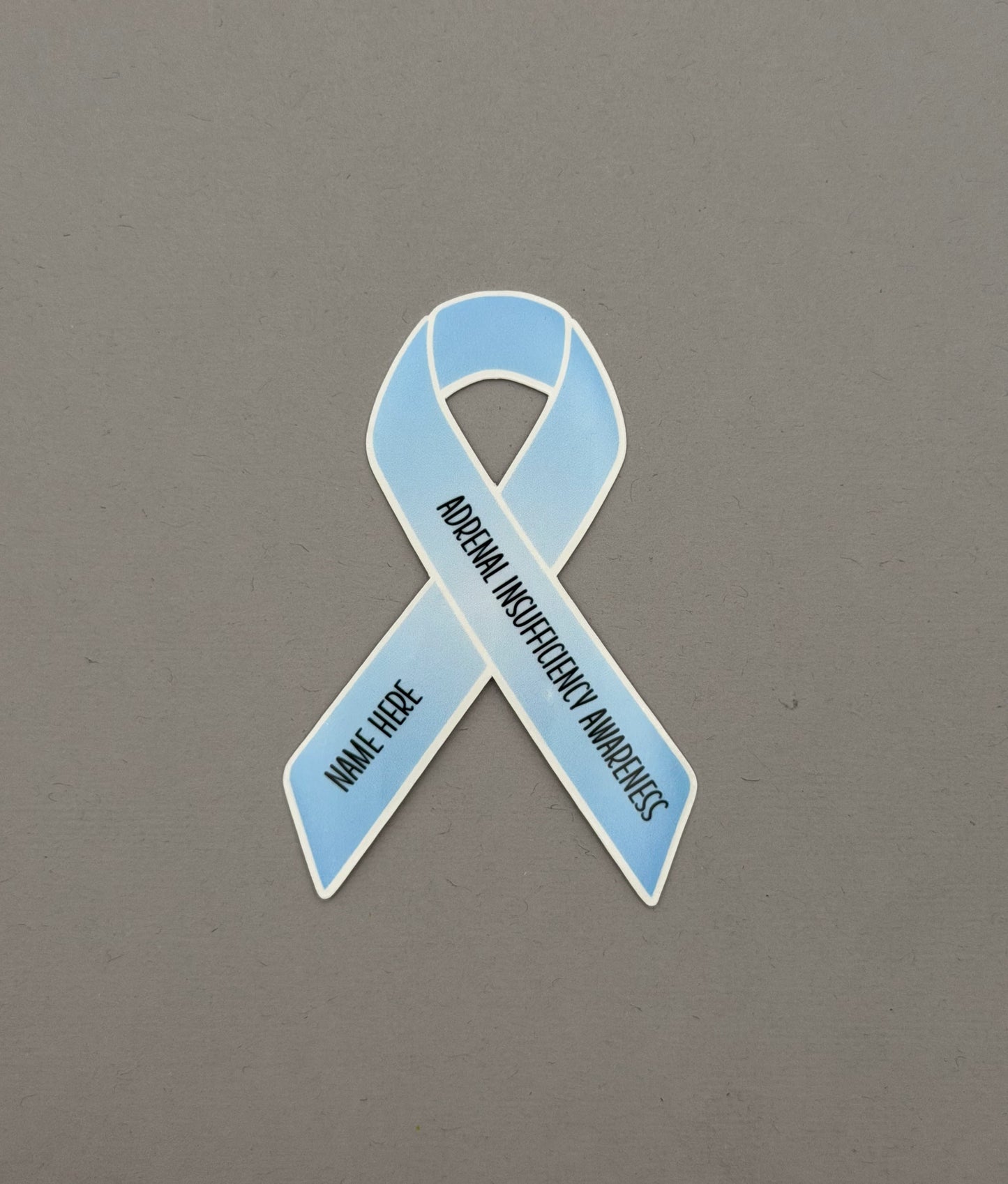Adrenal Insufficiency Awareness Custom Ribbon Sticker