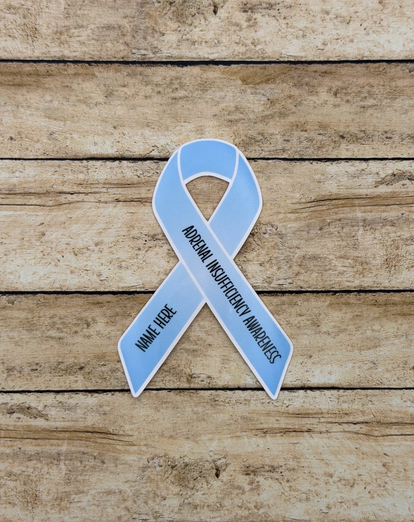 Adrenal Insufficiency Awareness Custom Ribbon Sticker