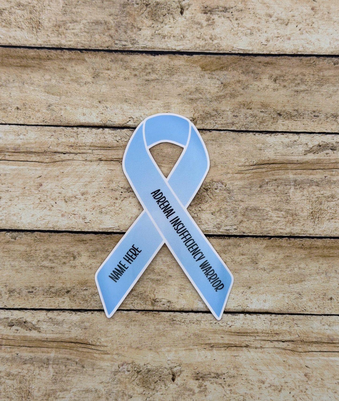 Adrenal Insufficiency Warrior Custom Ribbon Sticker