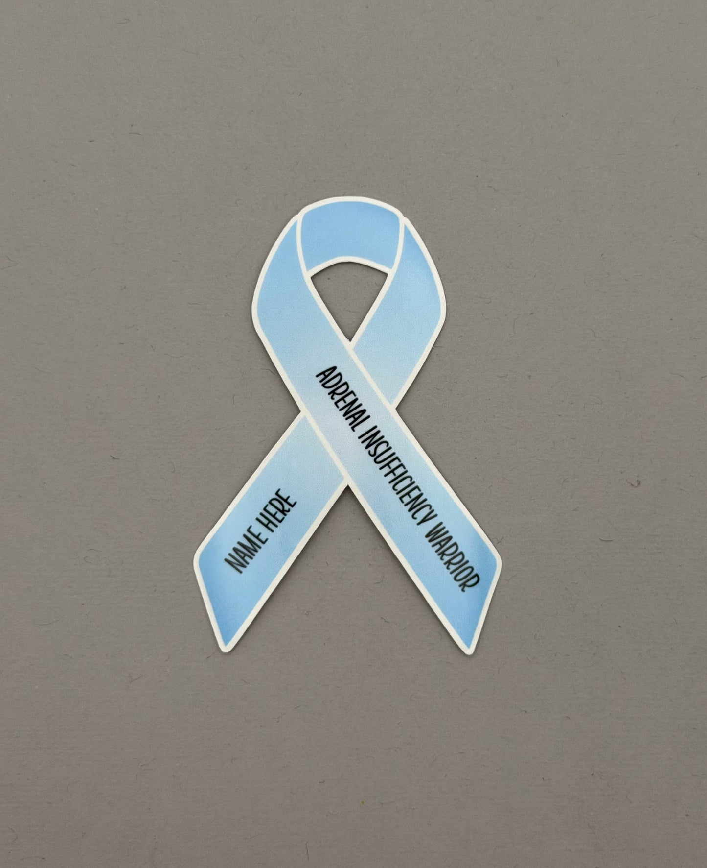Adrenal Insufficiency Warrior Custom Ribbon Sticker