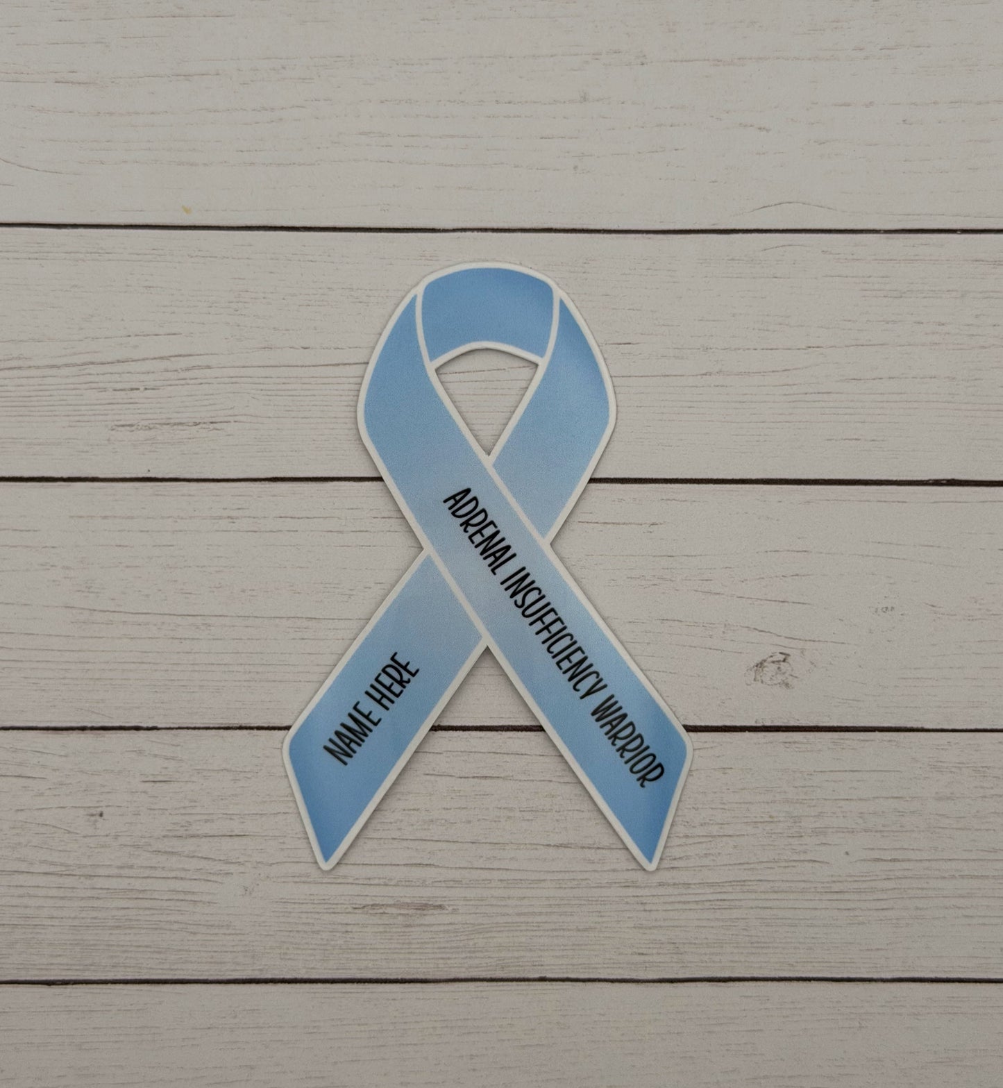 Adrenal Insufficiency Warrior Custom Ribbon Sticker