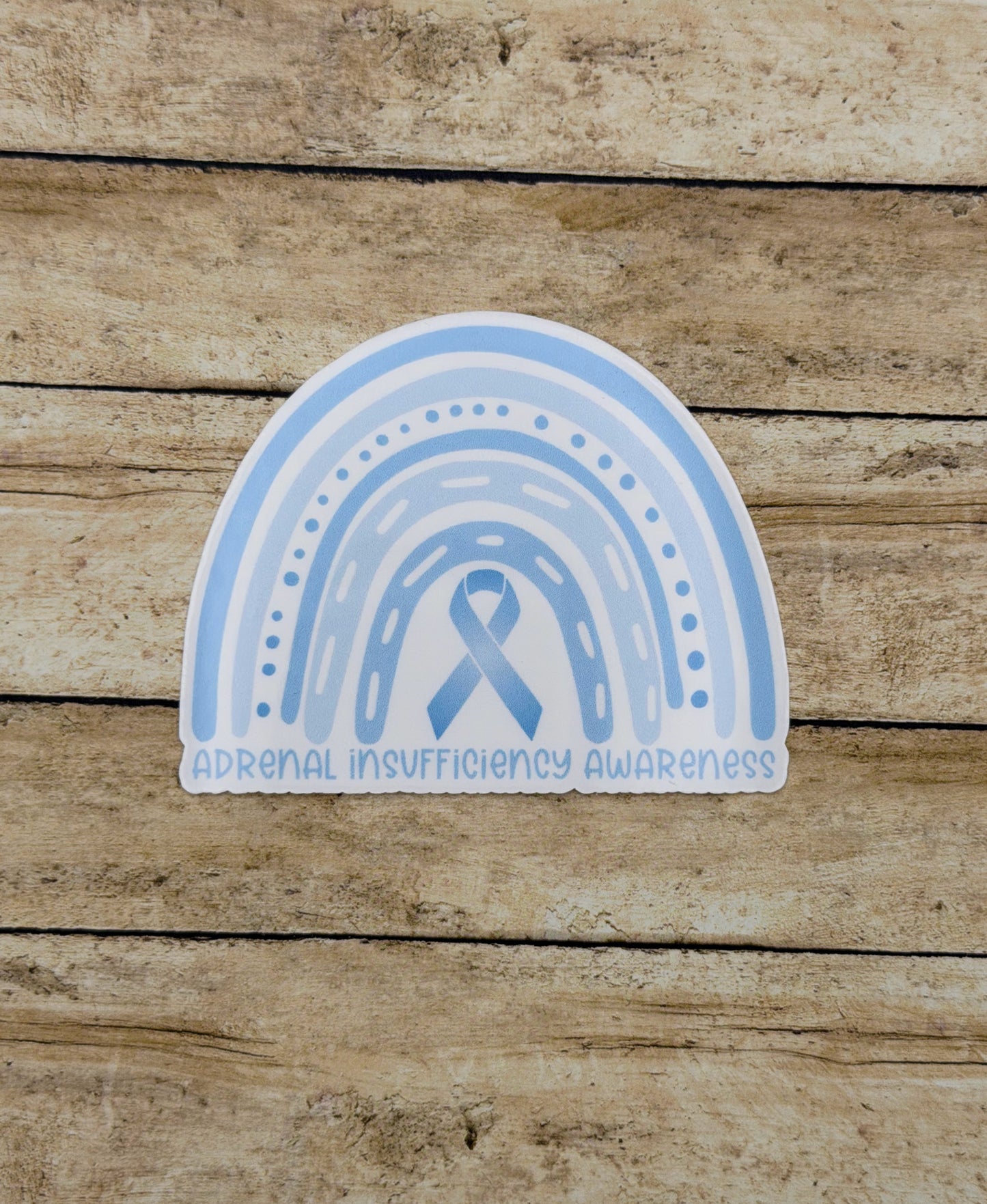 Adrenal Insufficiency Awareness Rainbow Sticker