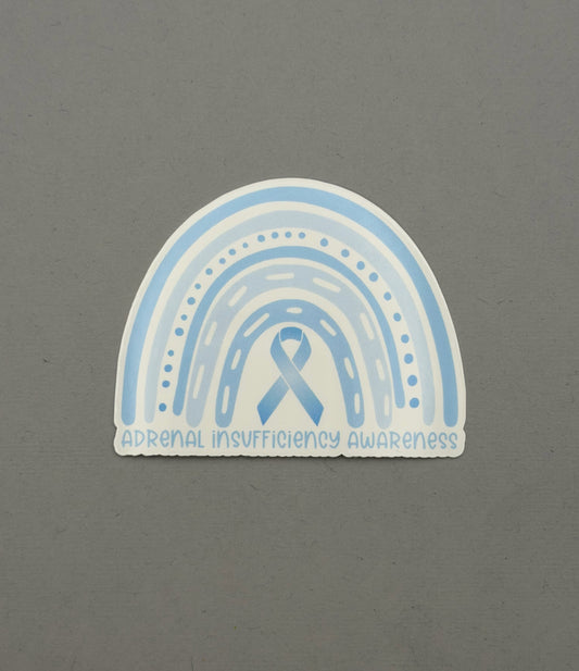 Adrenal Insufficiency Awareness Rainbow Sticker