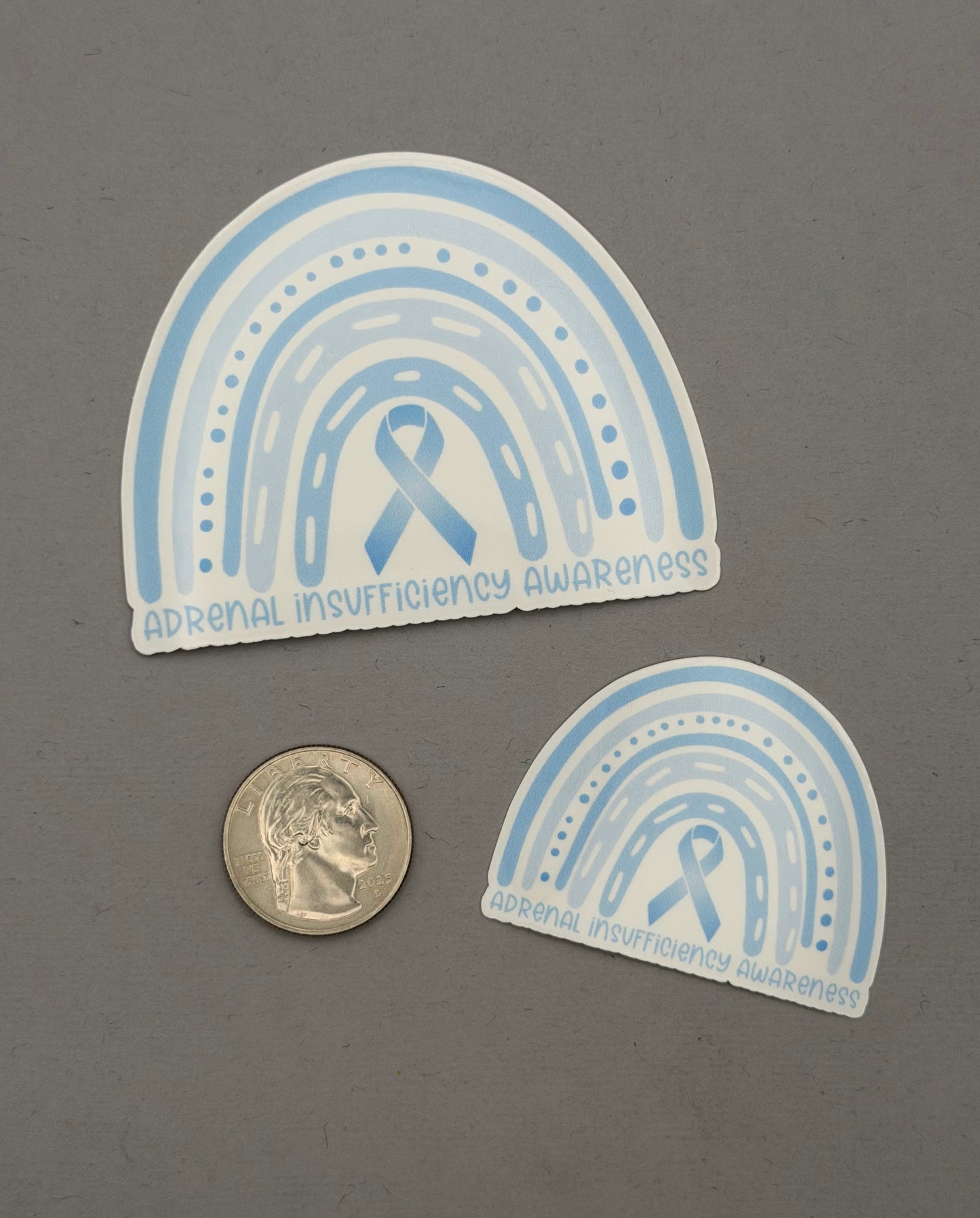 Adrenal Insufficiency Awareness Rainbow Sticker