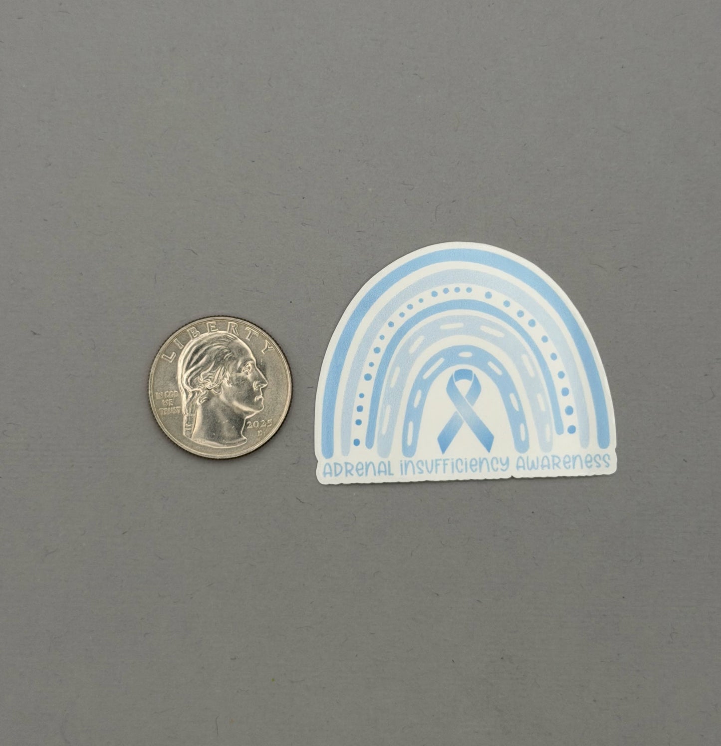 Adrenal Insufficiency Awareness Rainbow Sticker
