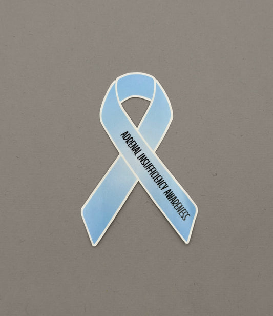 Adrenal Insufficiency Awareness Ribbon Sticker