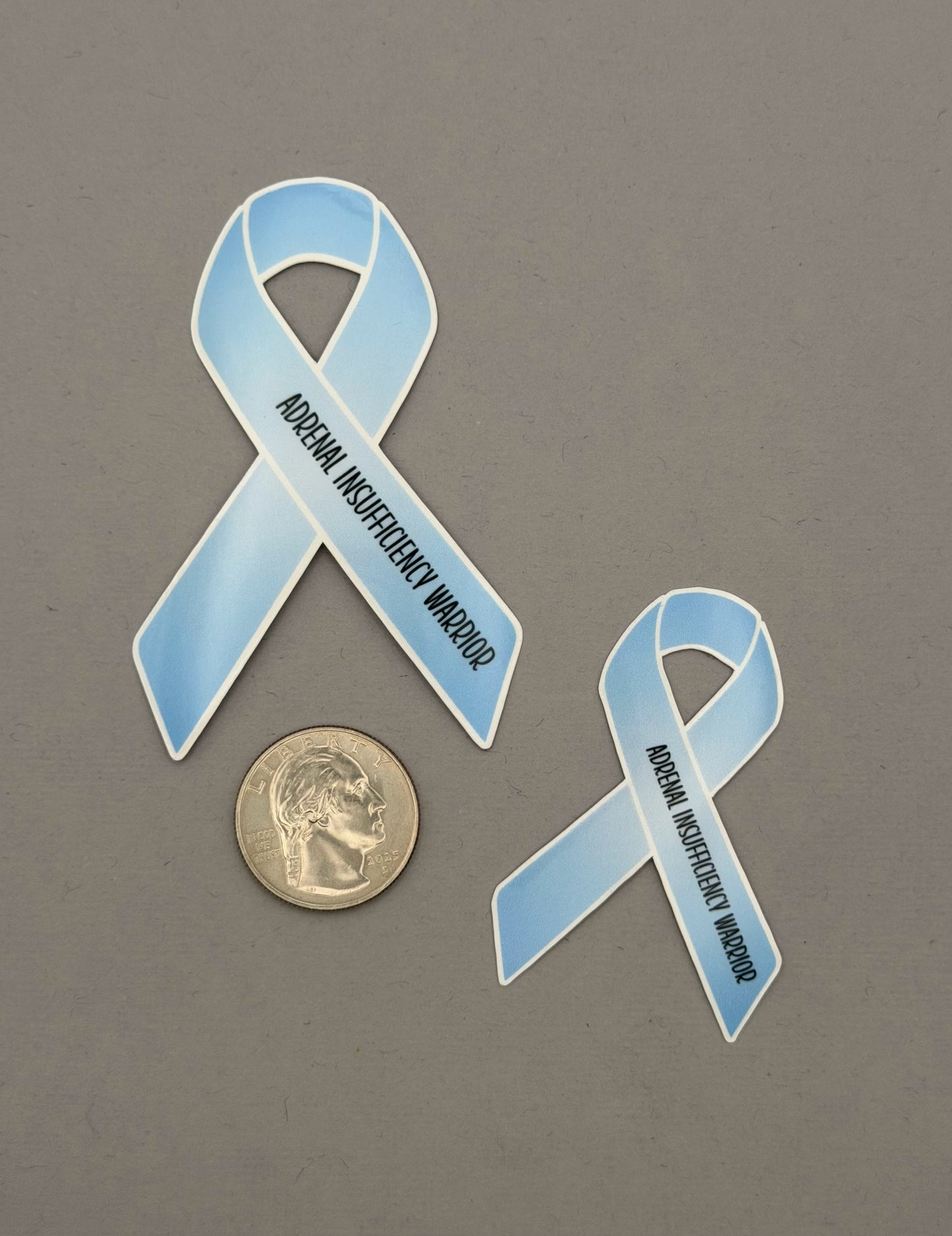 Adrenal Insufficiency Warrior Ribbon Sticker