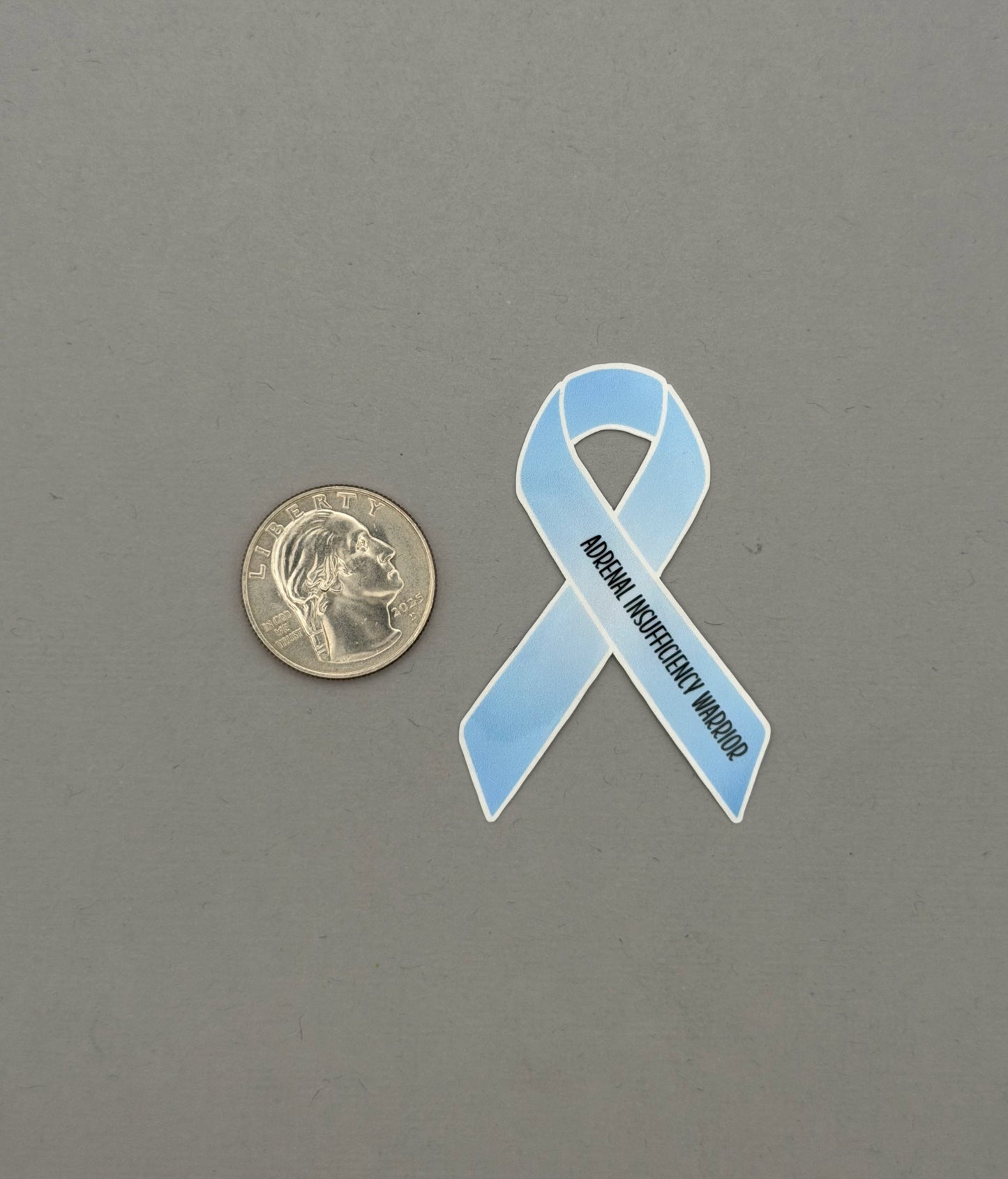 Adrenal Insufficiency Warrior Ribbon Sticker