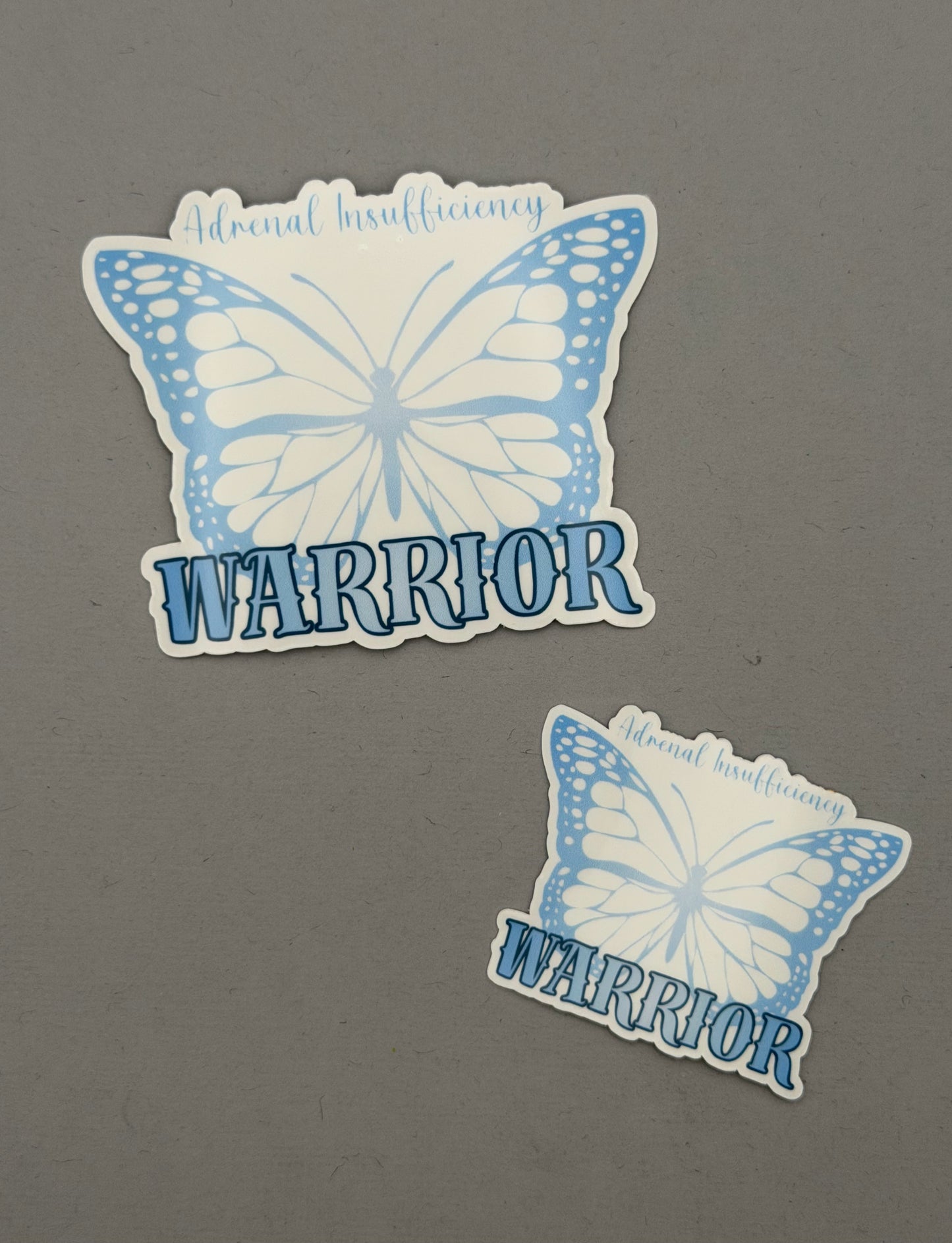 Adrenal Insufficiency Warrior Butterfly Sticker