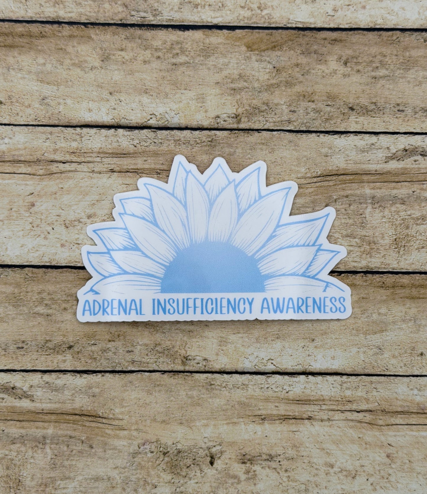 Adrenal Insufficiency Awareness Sunflower Sticker